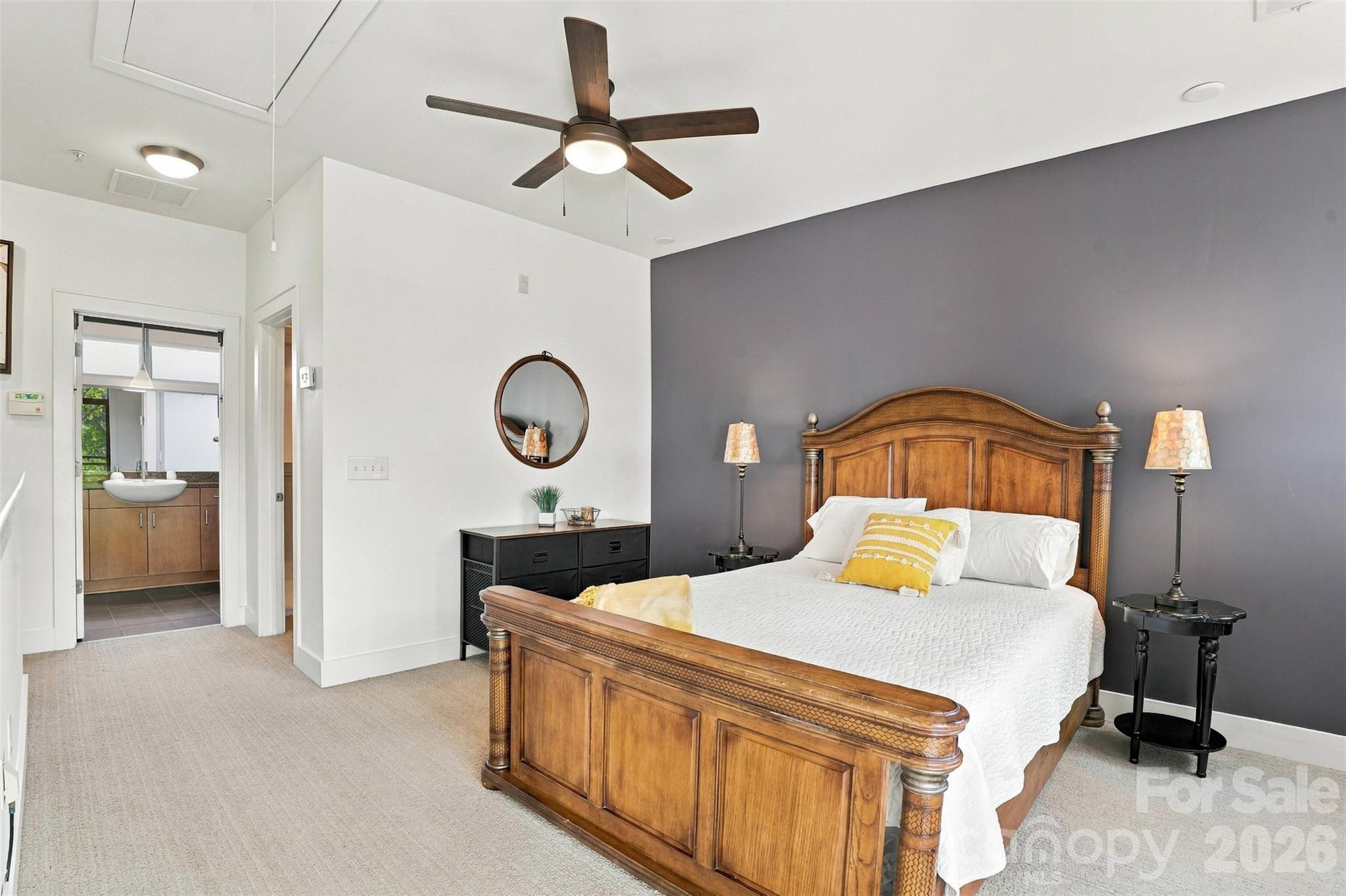 primary bedroom - 534 McDowell Street, Charlotte