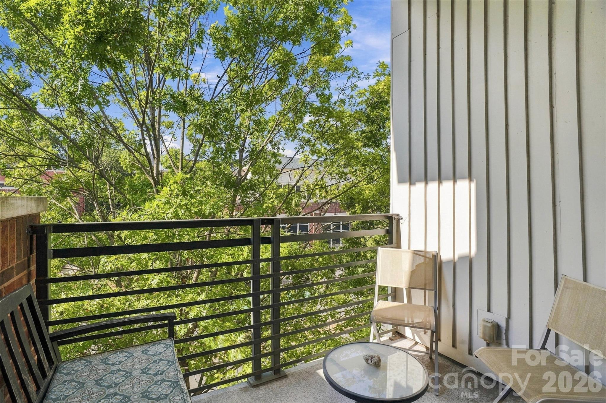 balcony off primary - 534 McDowell Street, Charlotte