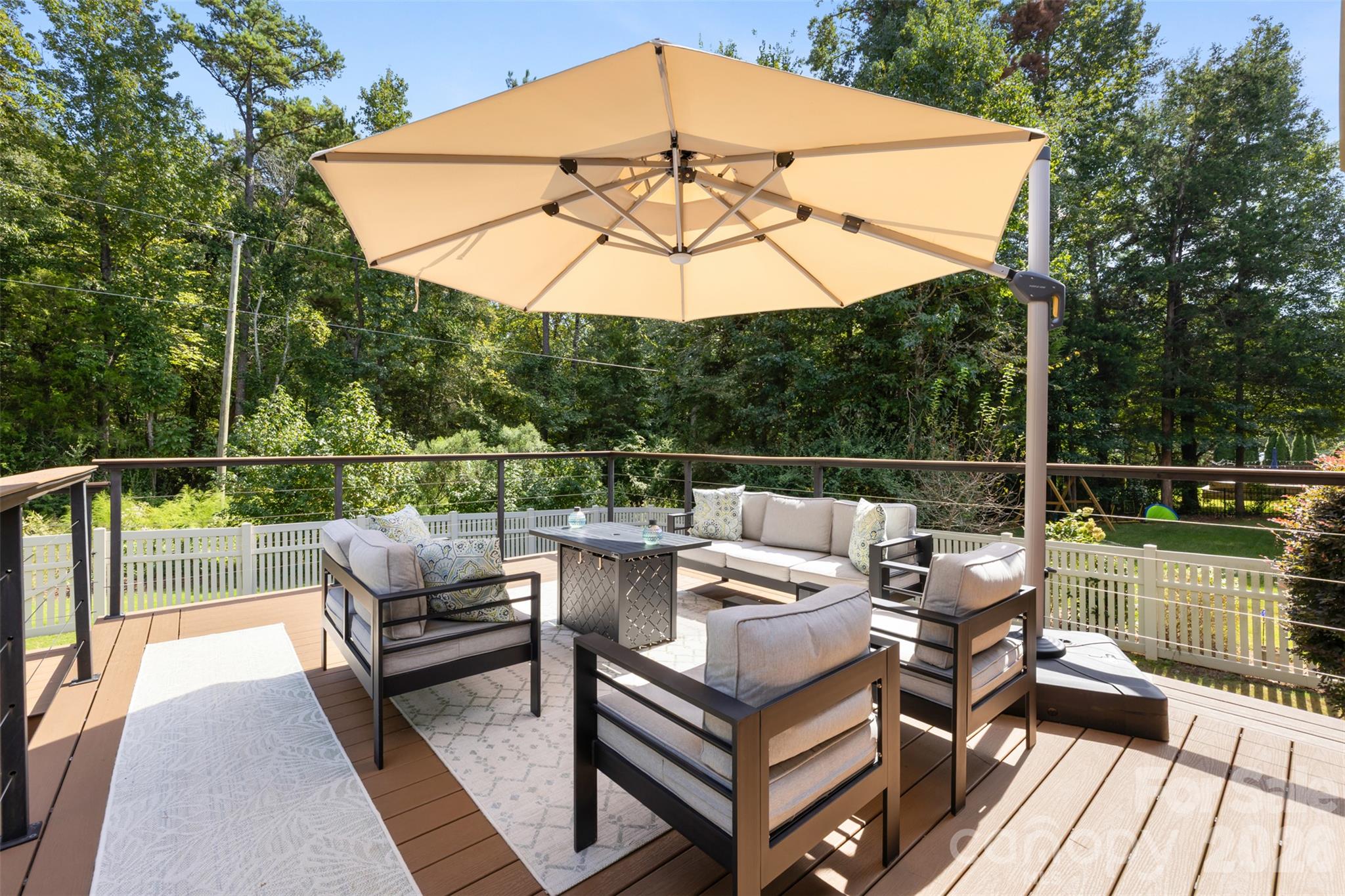 Backyard Deck - 317 Windy Pine Drive, Clover