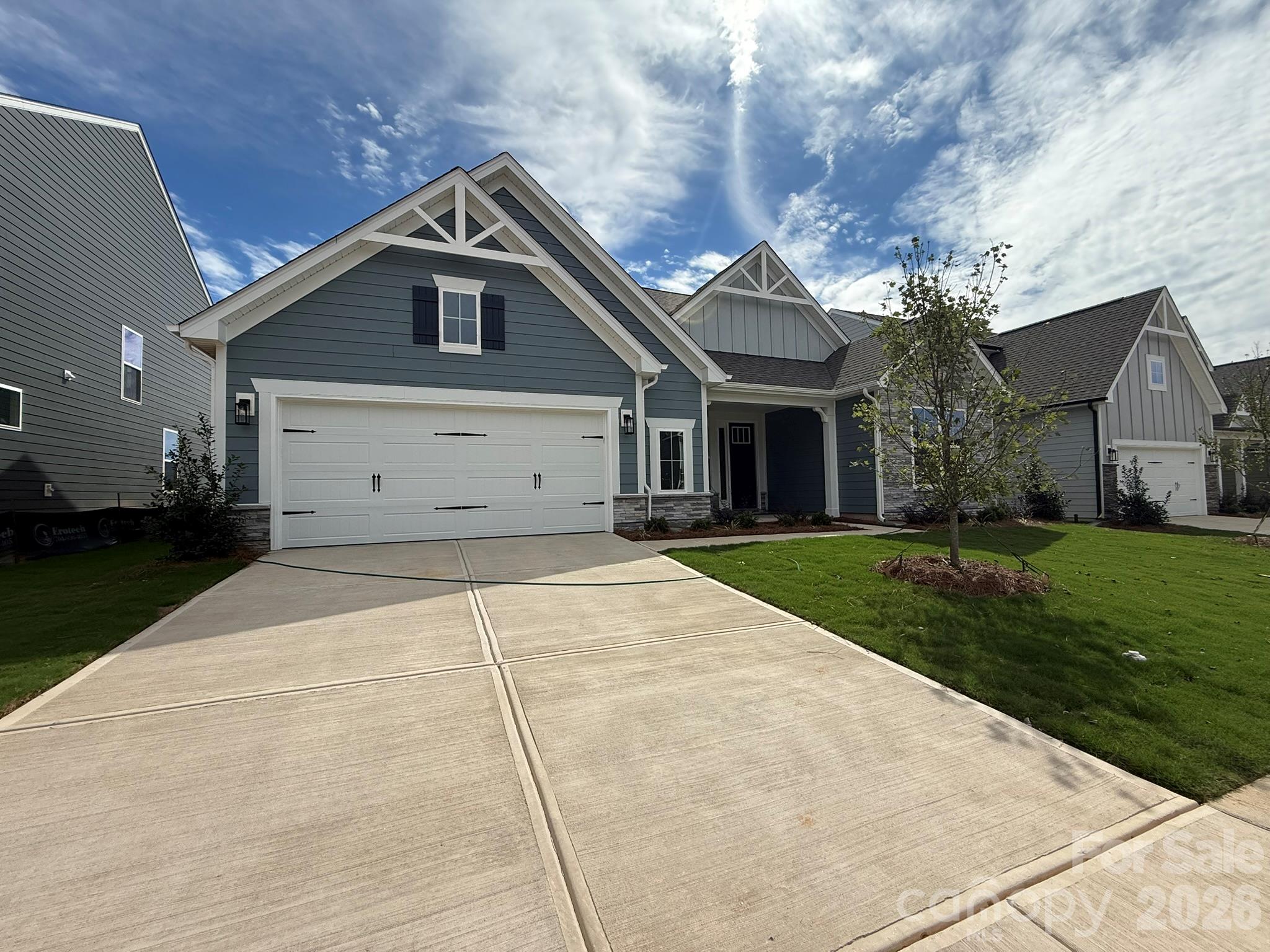 Homesite 110 features an Edgefield A floorplan - 4481 Blue Mound Court, Stanley