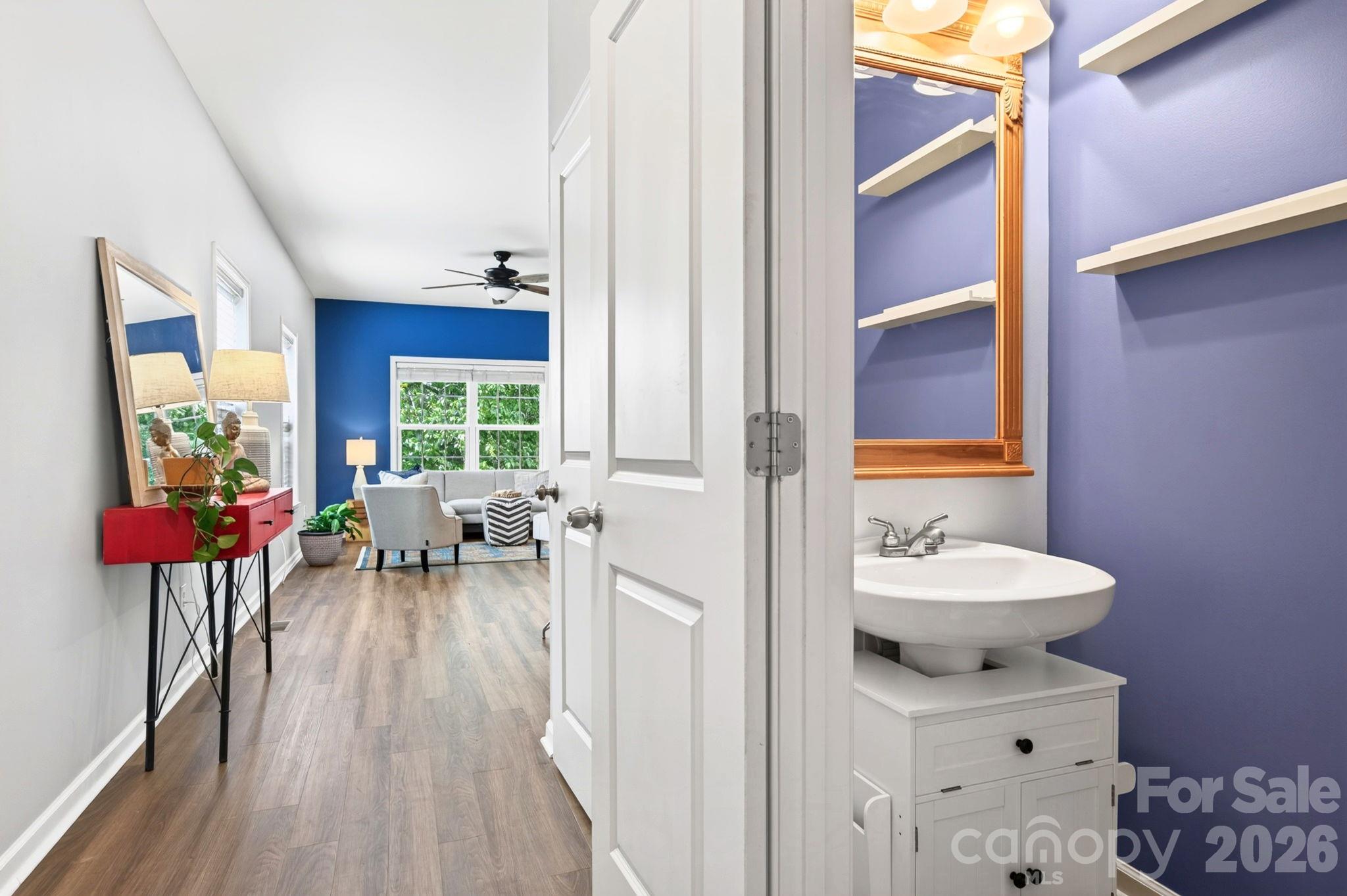 Entryway and Half Bath - 62 Kirby Road, Asheville