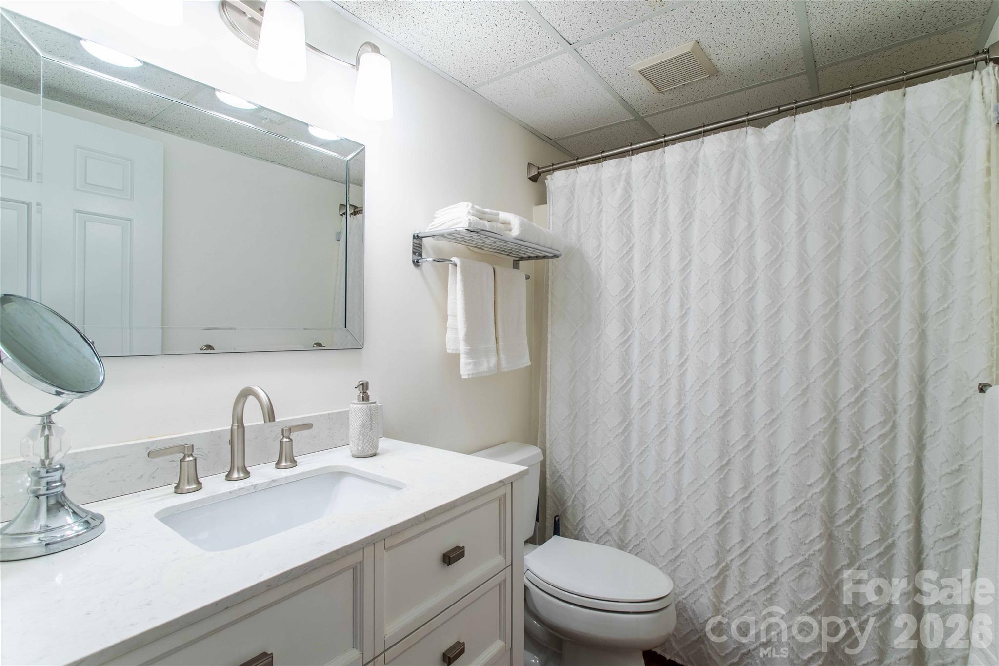 Guest Bathroom in hallway - 73 Toxaway Views Drive, Lake Toxaway