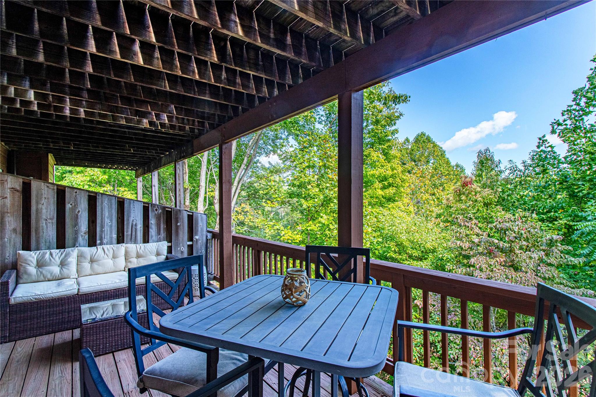 Back deck - 73 Toxaway Views Drive, Lake Toxaway