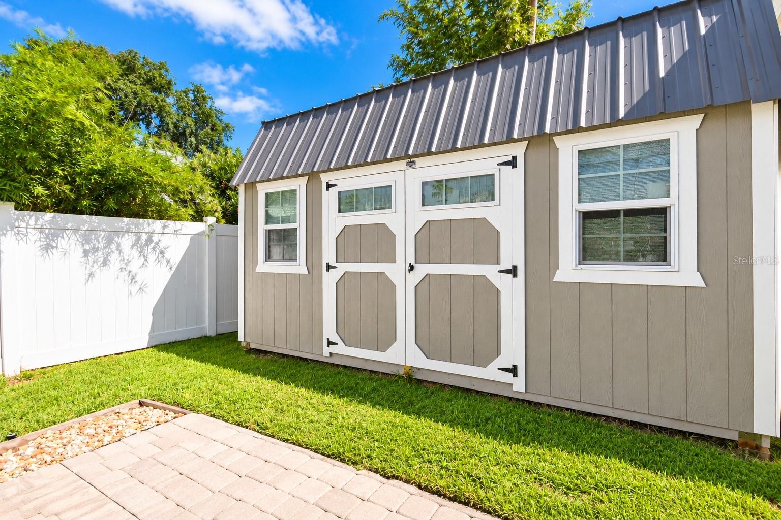 Newer shed for extra storage. - 123 E YELKCA TER, EDGEWATER