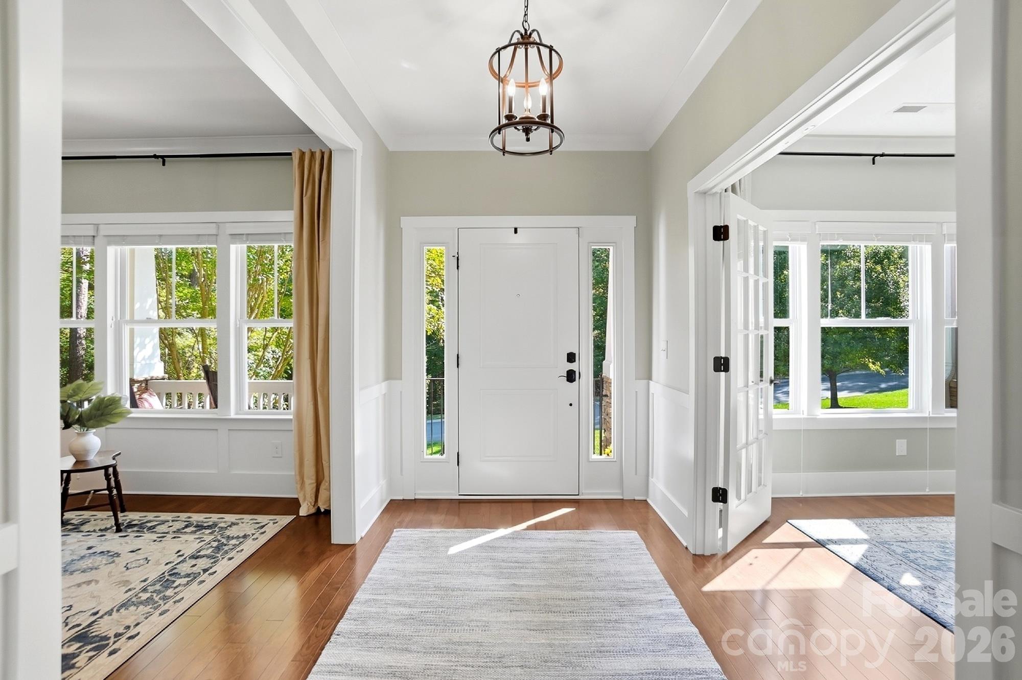 Open and airy foyer - 1205 Crofton Drive, Waxhaw