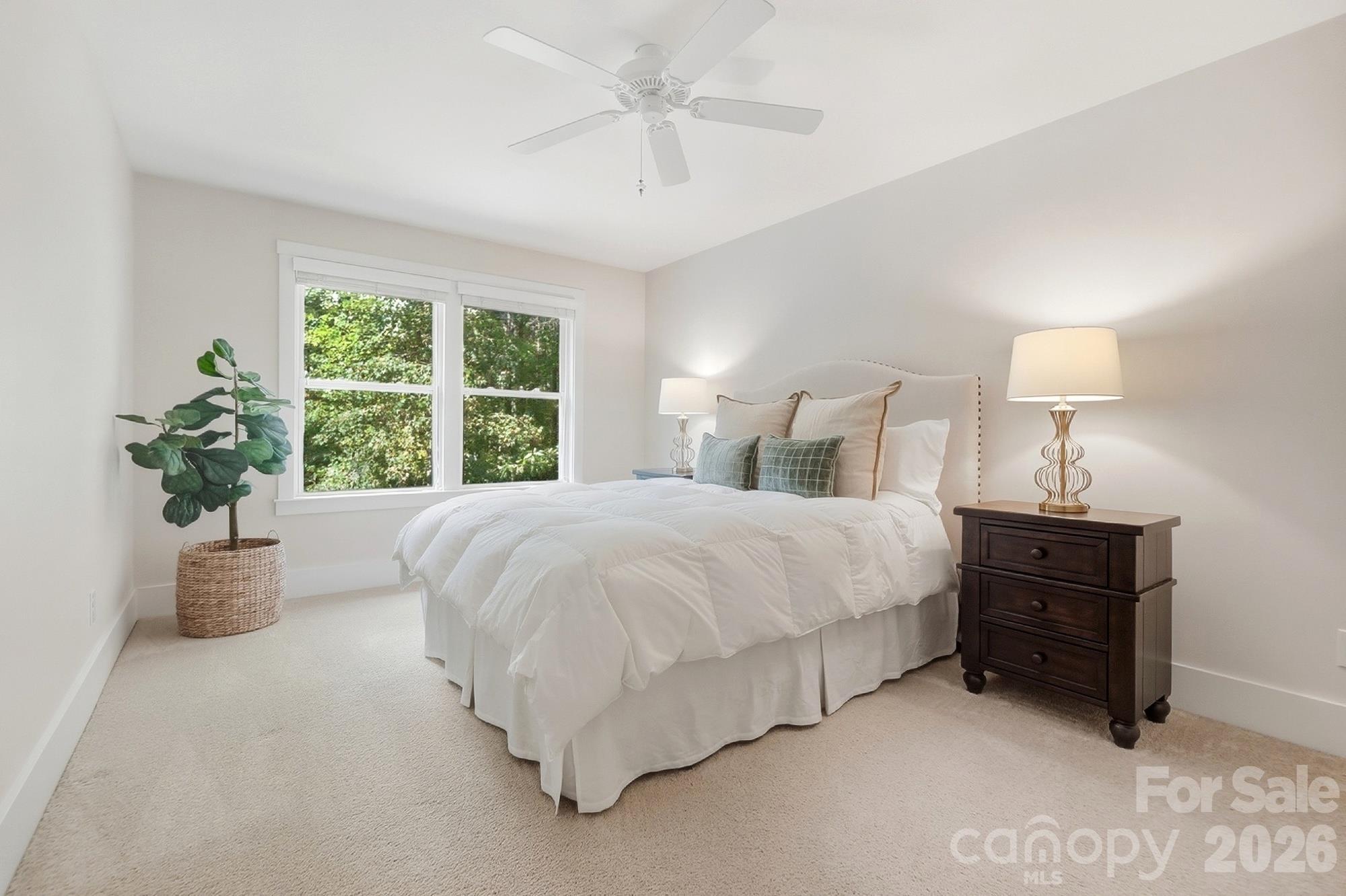 Bedroom with walk in closet - 1205 Crofton Drive, Waxhaw