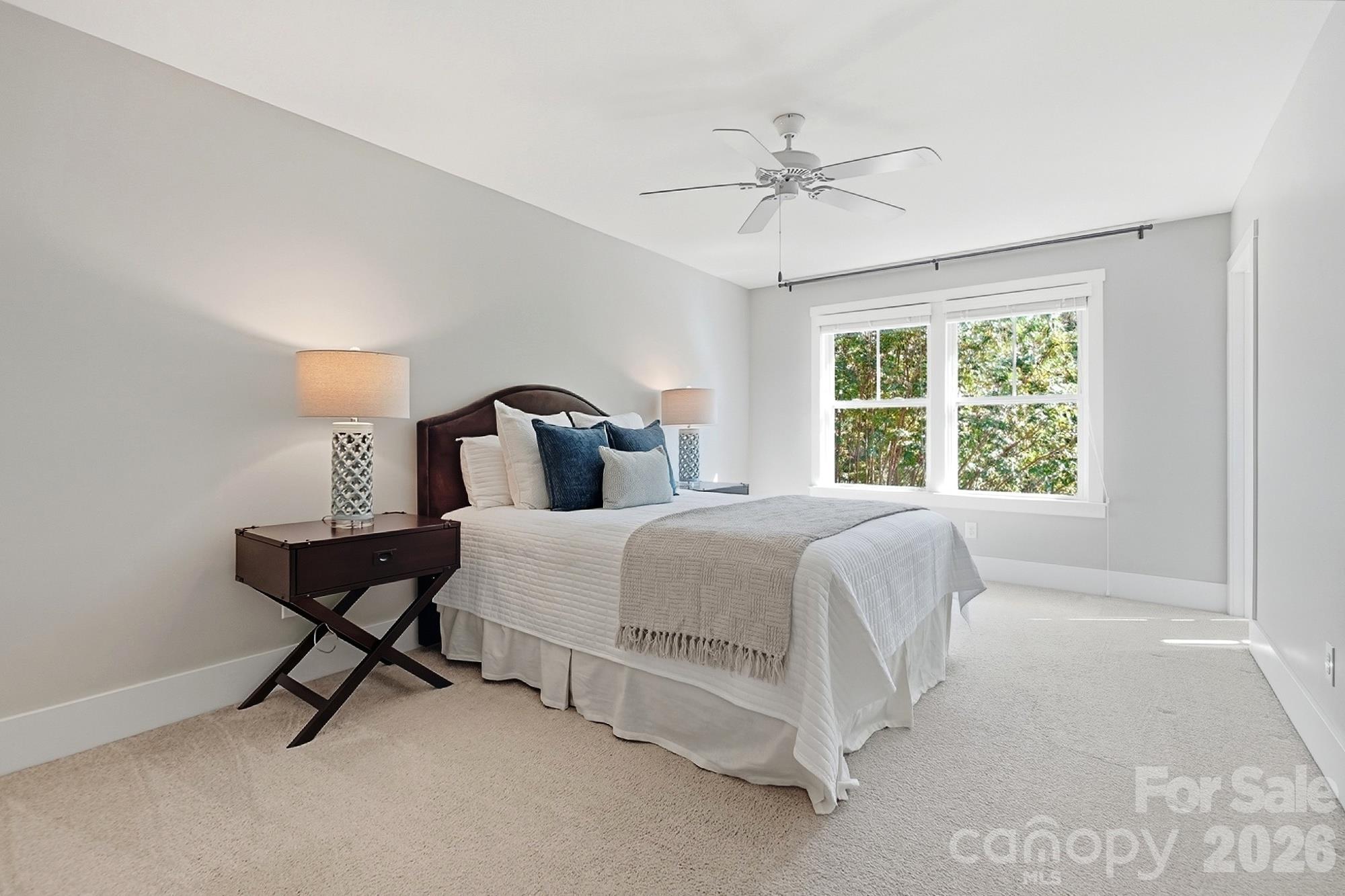 Bedroom with walk in closet - 1205 Crofton Drive, Waxhaw