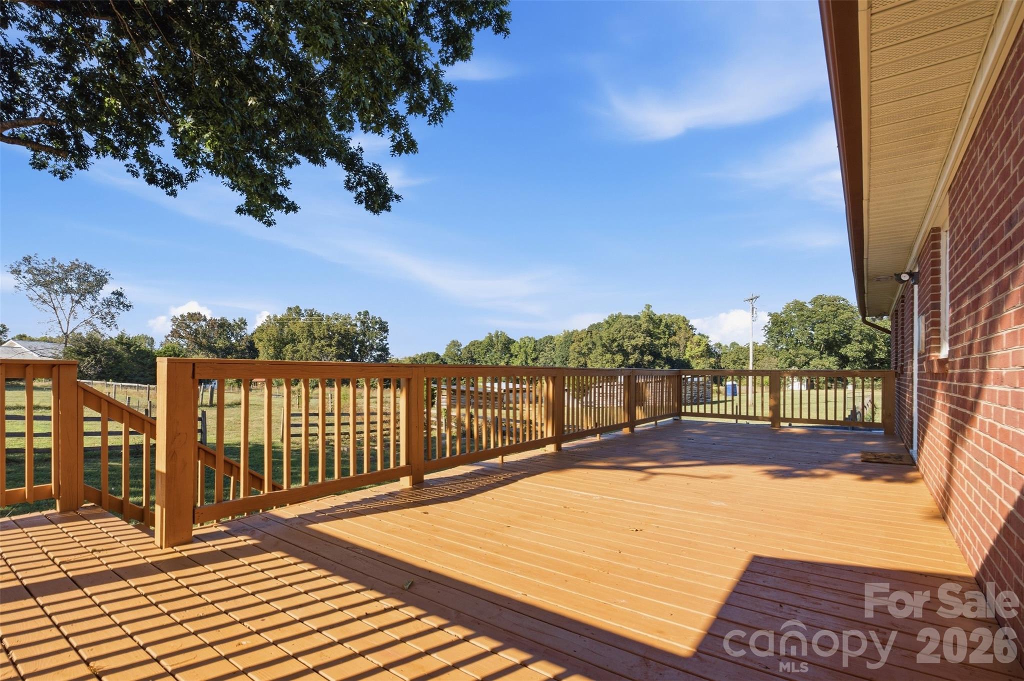 The sun and the birds singing from the back deck off kitchen - 3881 Summerow Road, Maiden
