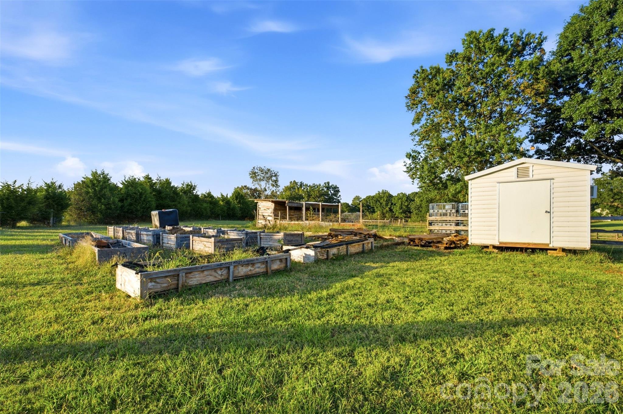 Raised flower beds to grow herbs and vegetables - 3881 Summerow Road, Maiden