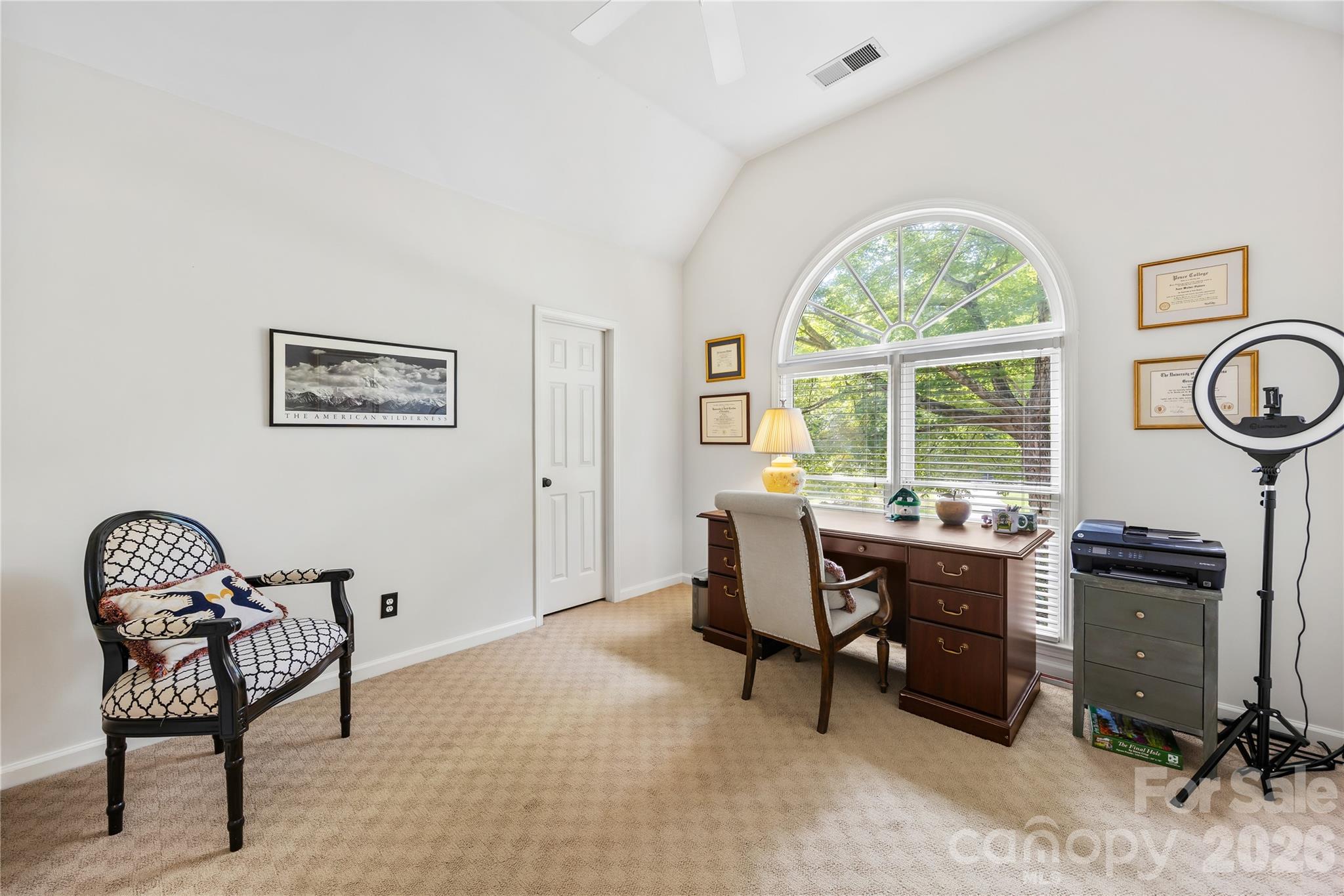Office with a French door or possible 4th bedroom - 15728 Delancey Lane, Huntersville