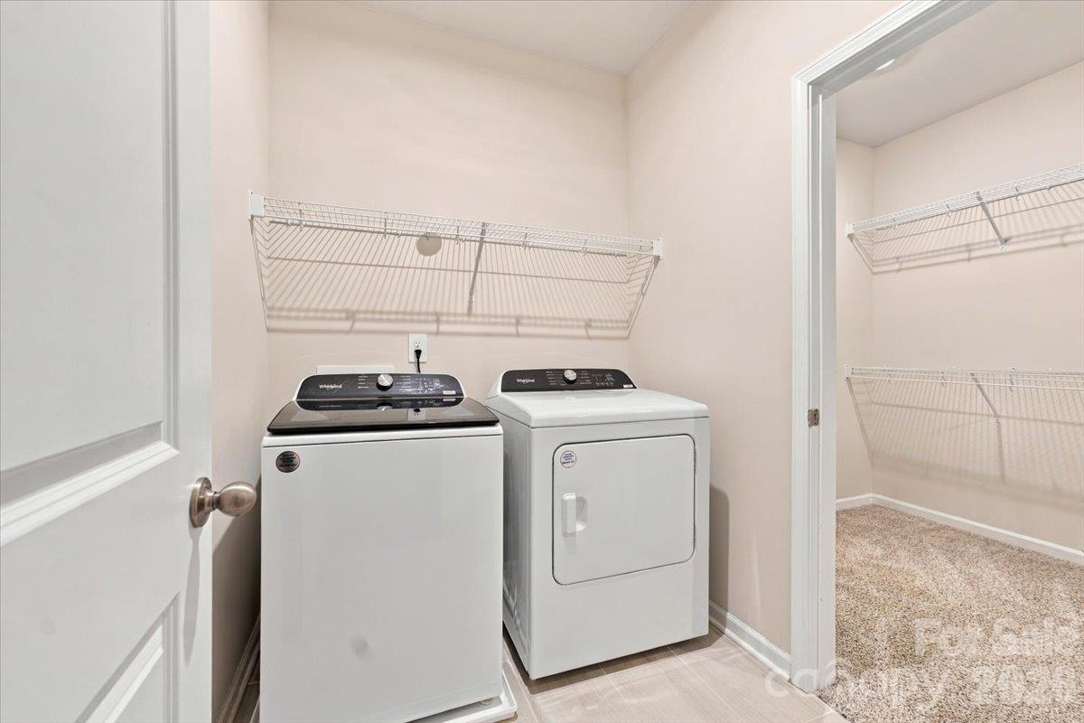 Laundry room with hall access- and direct access to Primary bed closet! - 151 Bird Dog Drive, Mooresville