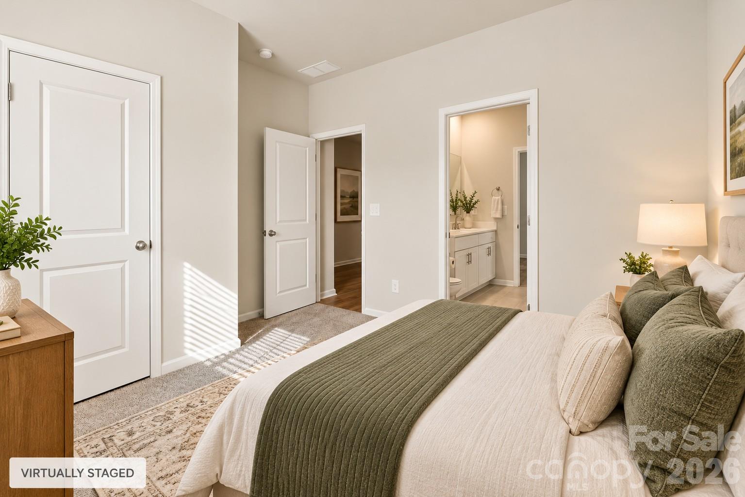 Bed 2 virtually staged. - 151 Bird Dog Drive, Mooresville