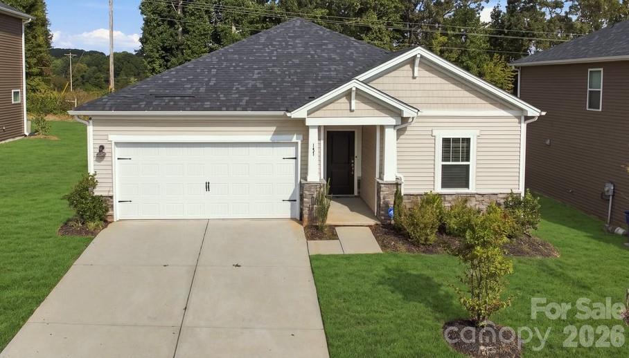 Great curb appeal on this one story spacious home- open floor plan, 3 beds plus flex room! - 151 Bird Dog Drive, Mooresville