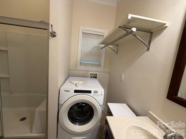 Master Bath washer - 109 Driftwood Trail, Mount Gilead
