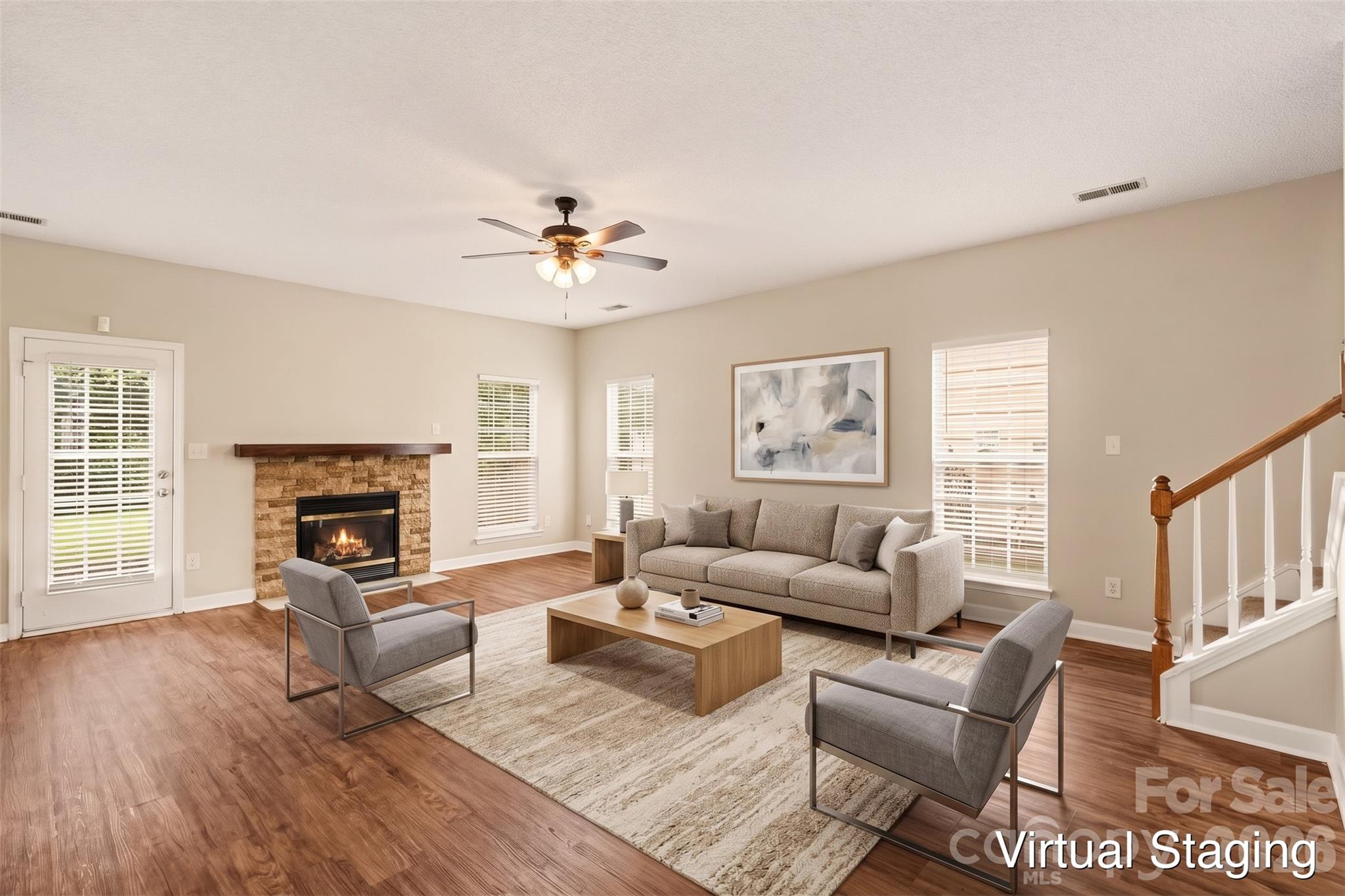 Virtually Staged - 12616 Coral Sunrise Drive, Huntersville