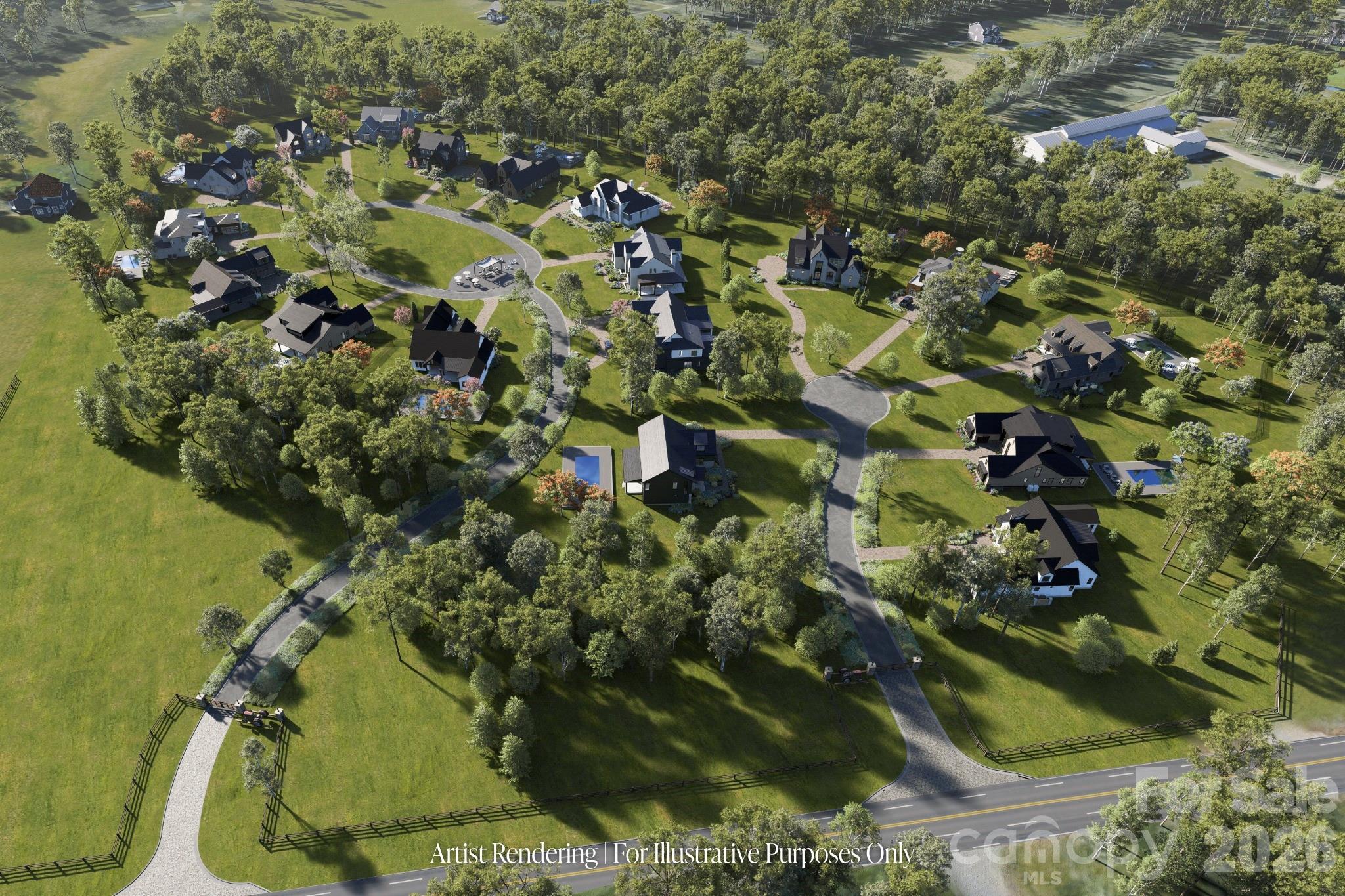 Lots are presently open; imagery represents the future vision and architectural direction of Ferguson Farm - 7836 Midnight Farm Road, Huntersville