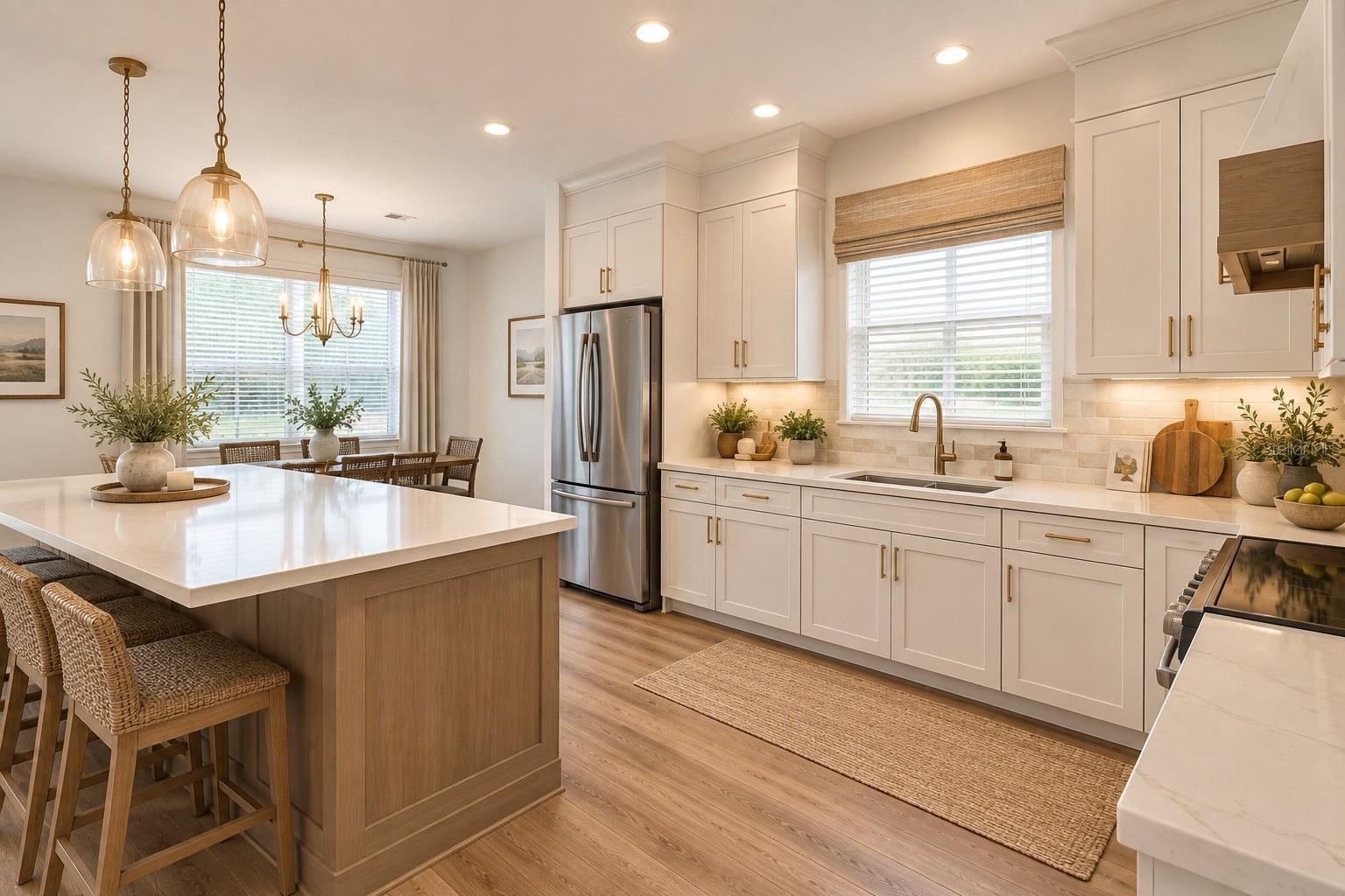 Virtually updated Kitchen to show what new kitchen would add! - 1503 AUBURN OAKS BLVD, AUBURNDALE