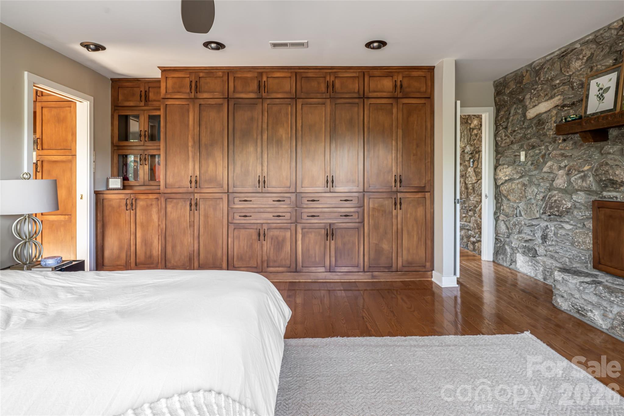 Primary closet and drawer built-ins - 79 Horizon Hill Road, Asheville