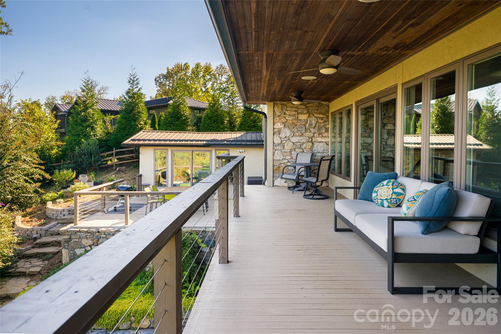 Large private deck - 79 Horizon Hill Road, Asheville
