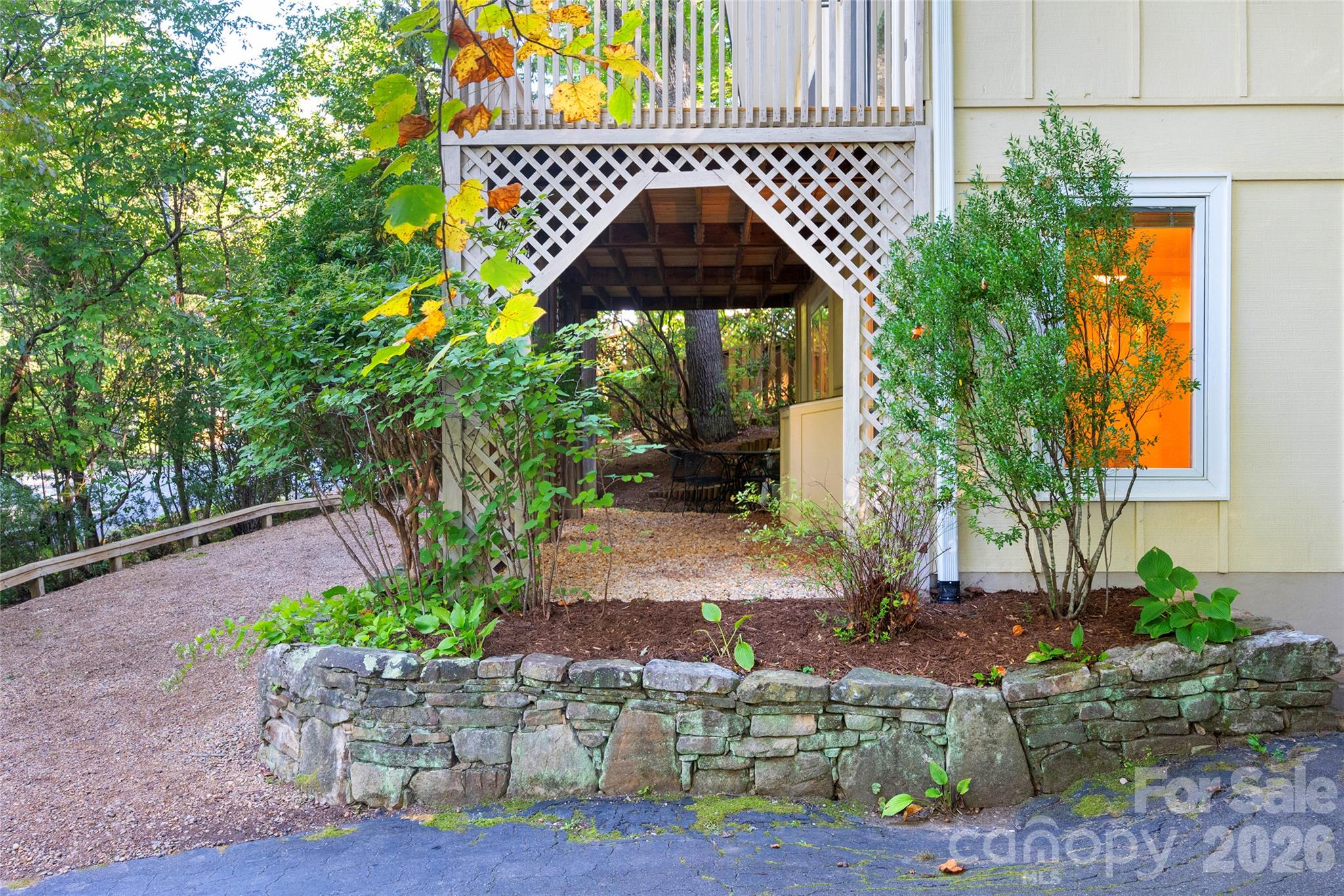 Front of home w/parking area - 112 Rhododendron Avenue, Black Mountain