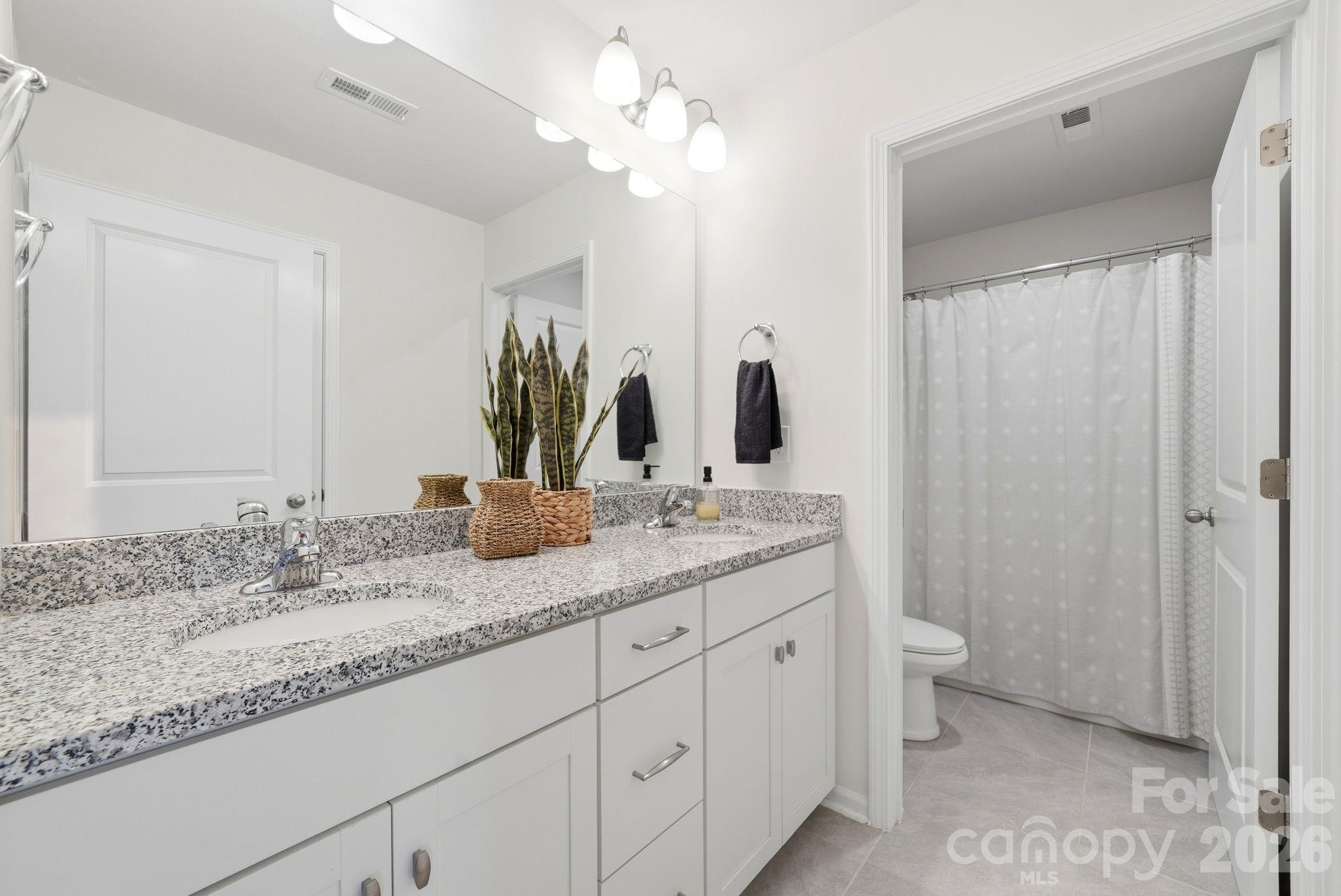 Full Bath upstairs - 2029 Burton Point Court, Waxhaw