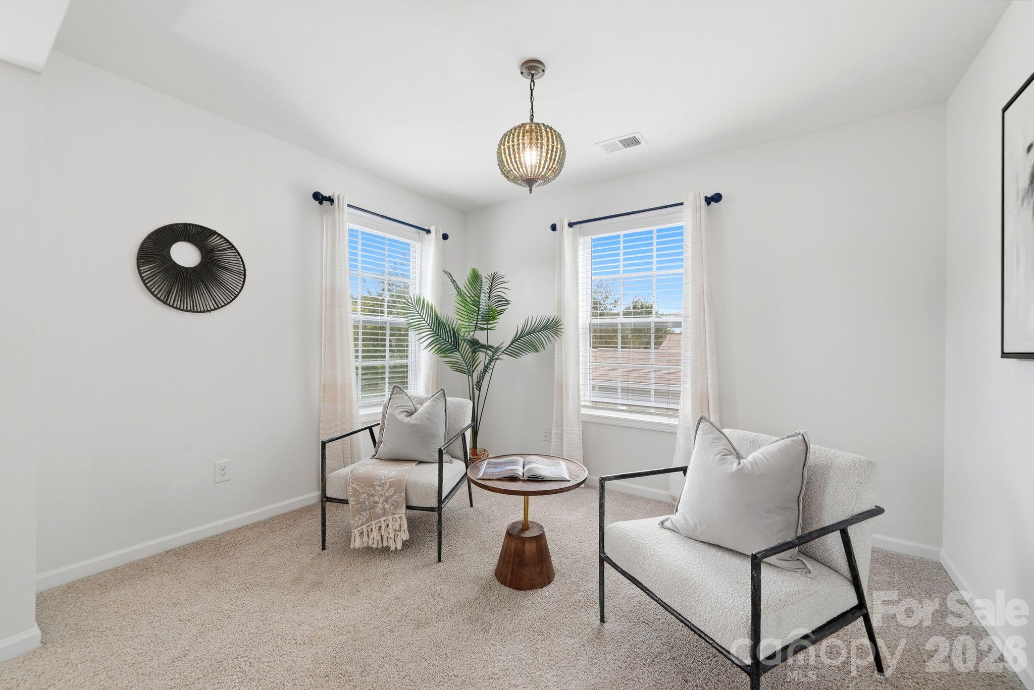 Sitting area in Primary - 2029 Burton Point Court, Waxhaw