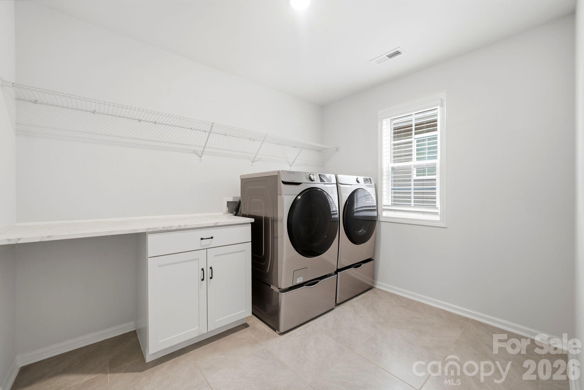 Laundry upstairs - 2029 Burton Point Court, Waxhaw