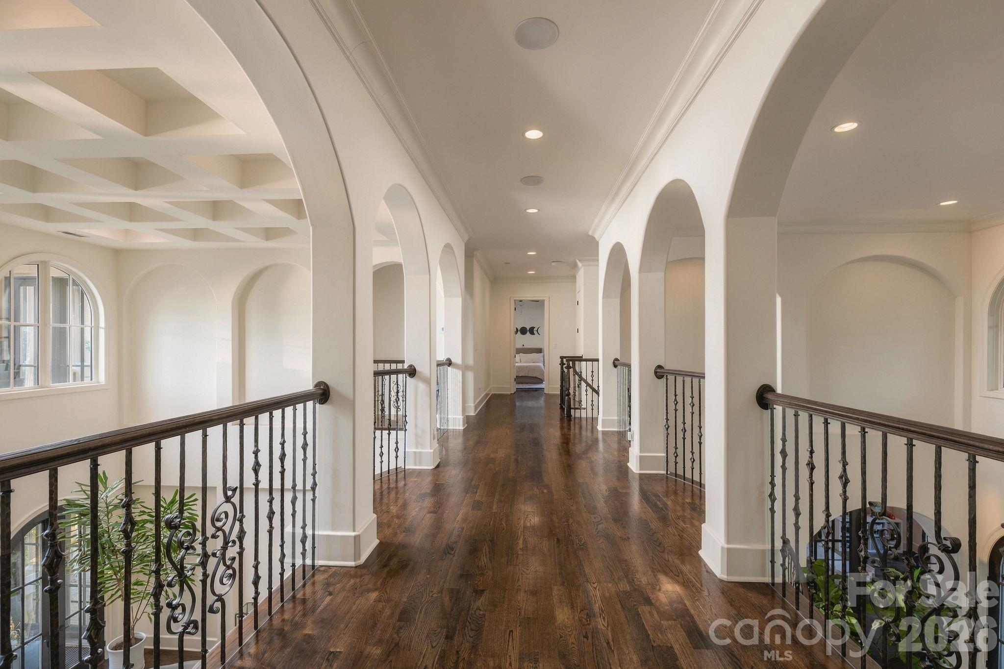 Your view as you arrive upstairs! The architechural details are endless! - 21215 Senlac Lane, Cornelius