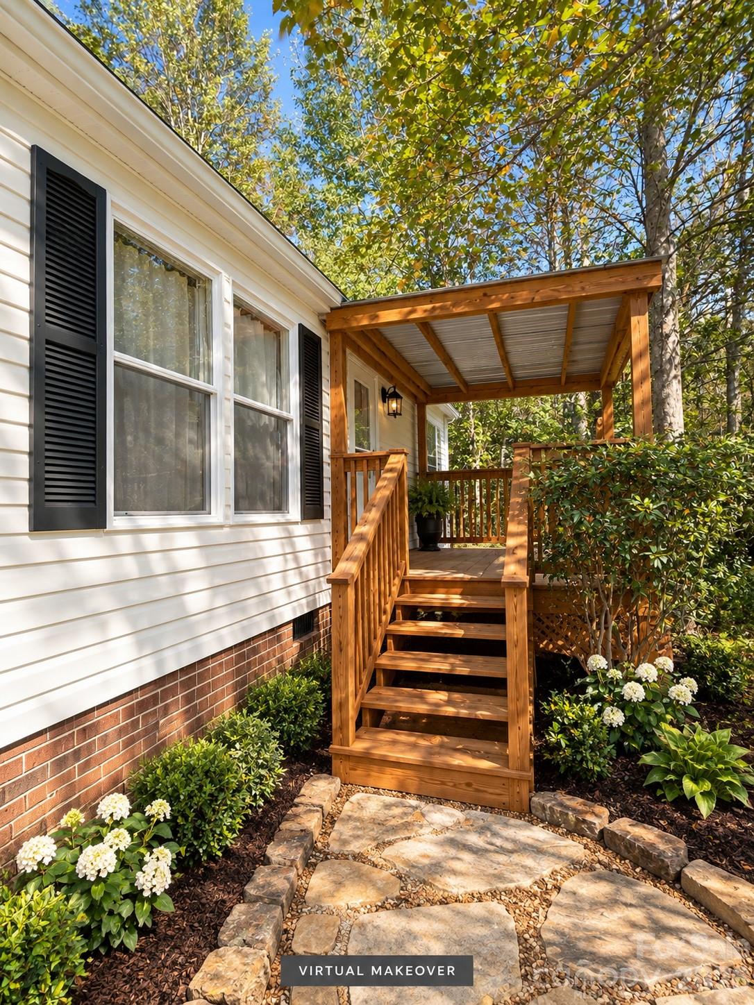Front Virtually Enhanced - 1516 Abington Road, Lenoir