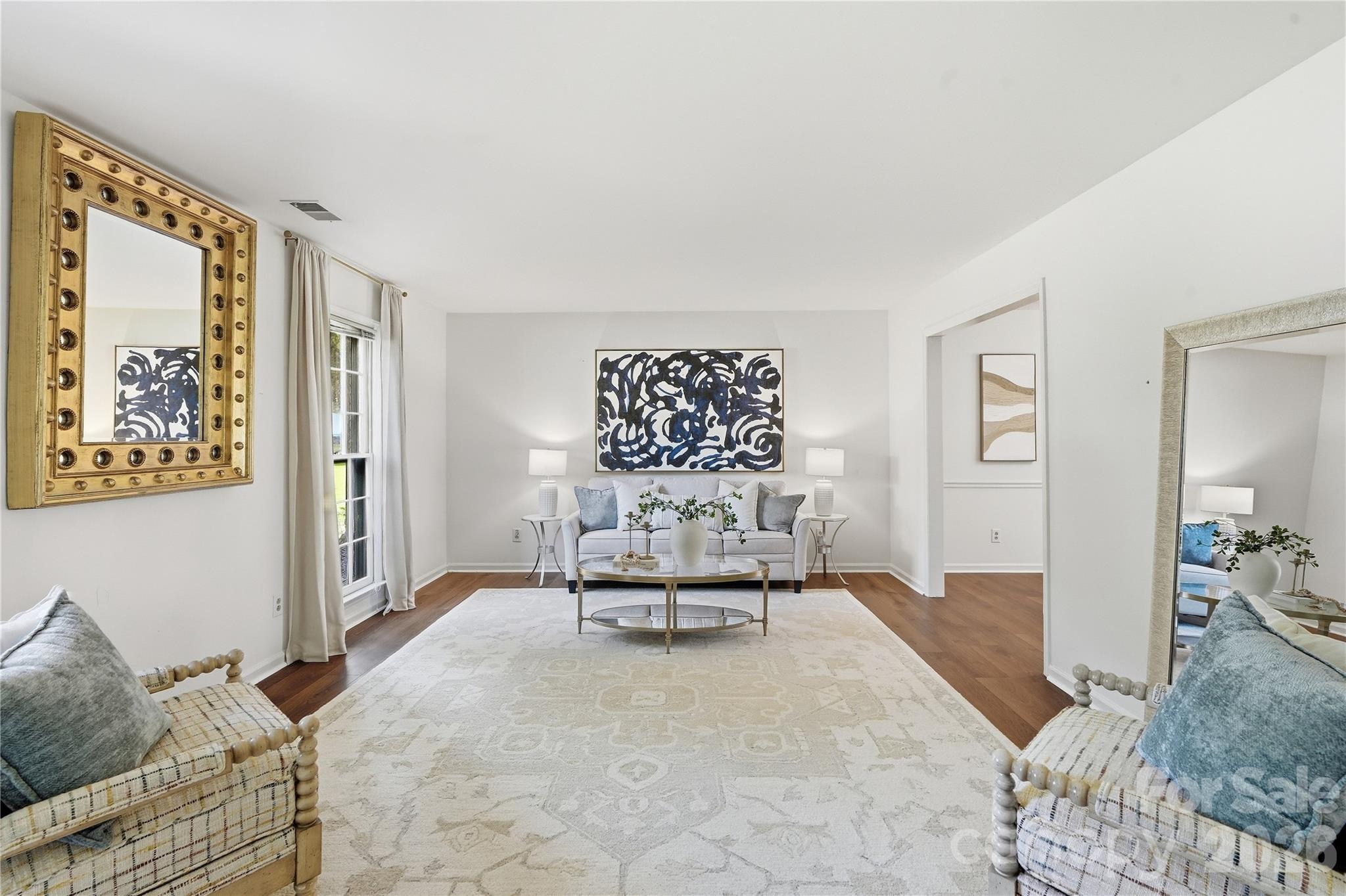 Formal living room - 717 Fredricksburg Road, Matthews