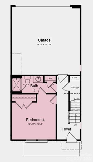 Additional Highlights include: Storage at second floor and shower ledge at primary bath. - 342 Sunland Alley, Indian Trail
