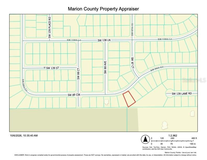 Marion County Property Appraisers Image - Lot 7 SW 89TH CIR, OCALA