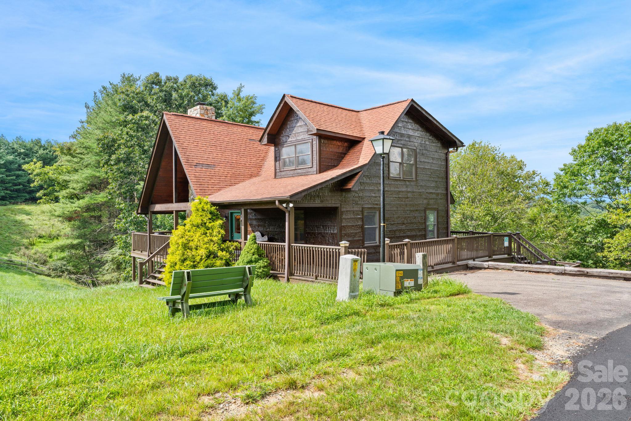 Side Yard View - 1003 Deerwood Road, Piney Creek
