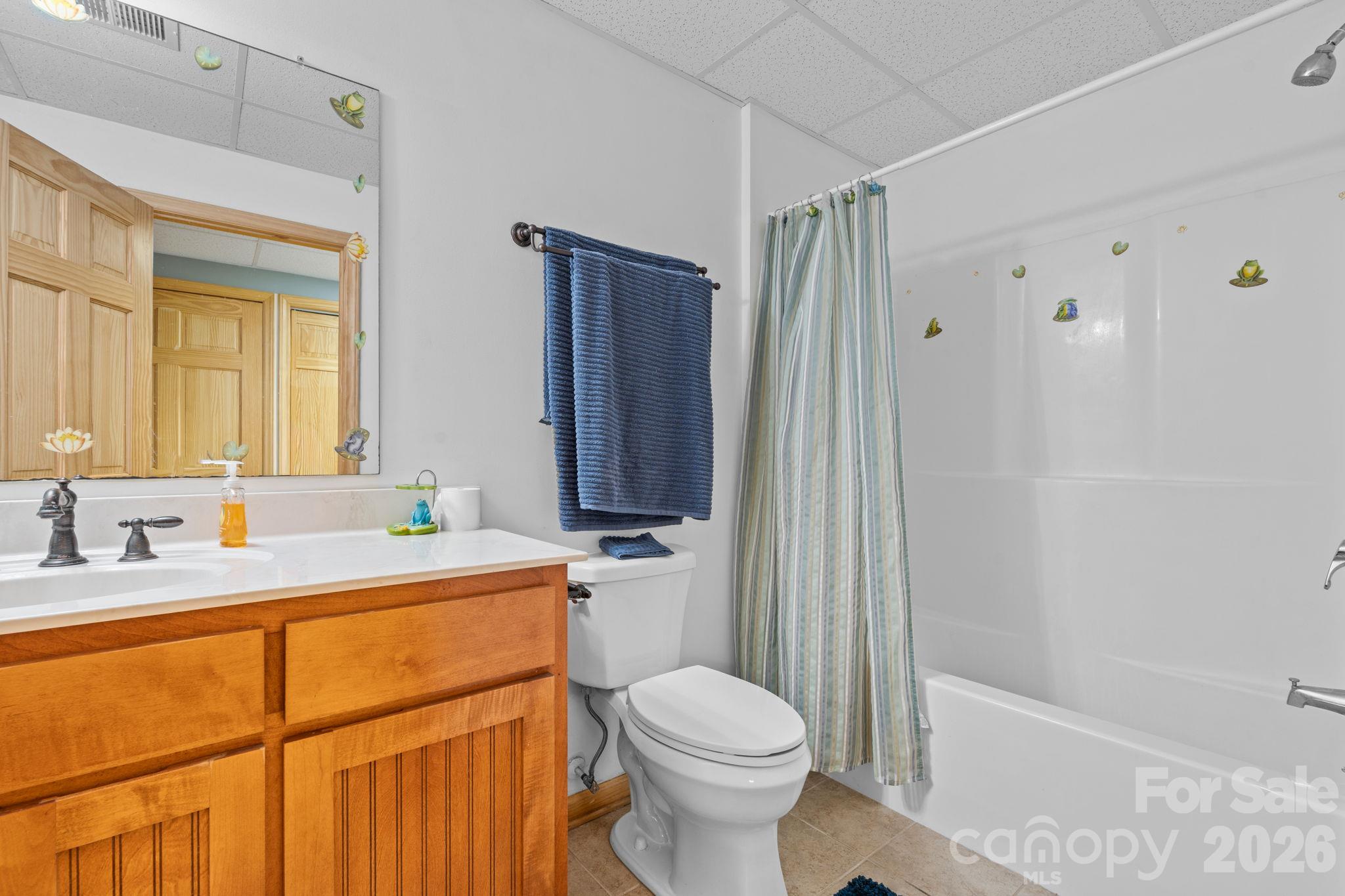 Lower Level Full Bathroom - 1003 Deerwood Road, Piney Creek
