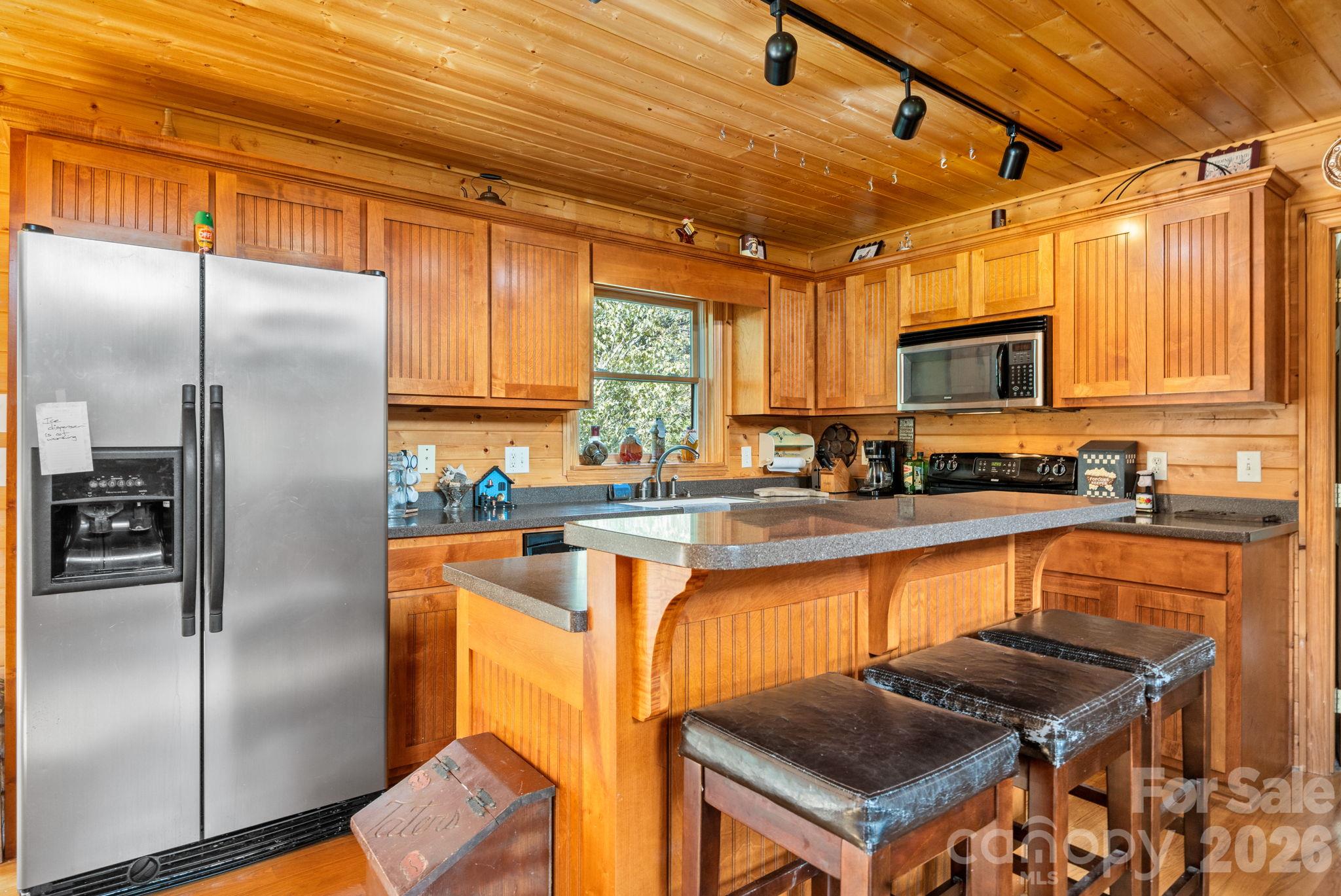 Kitchen Eating Area for Three - 1003 Deerwood Road, Piney Creek