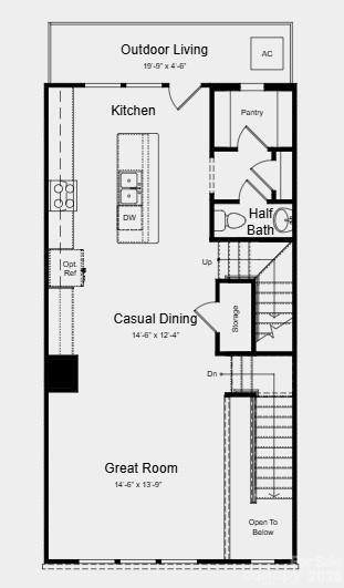 Additional Highlights Include: Storage at second floor and shower ledge at primary bath. - 344 Sunland Alley, Indian Trail