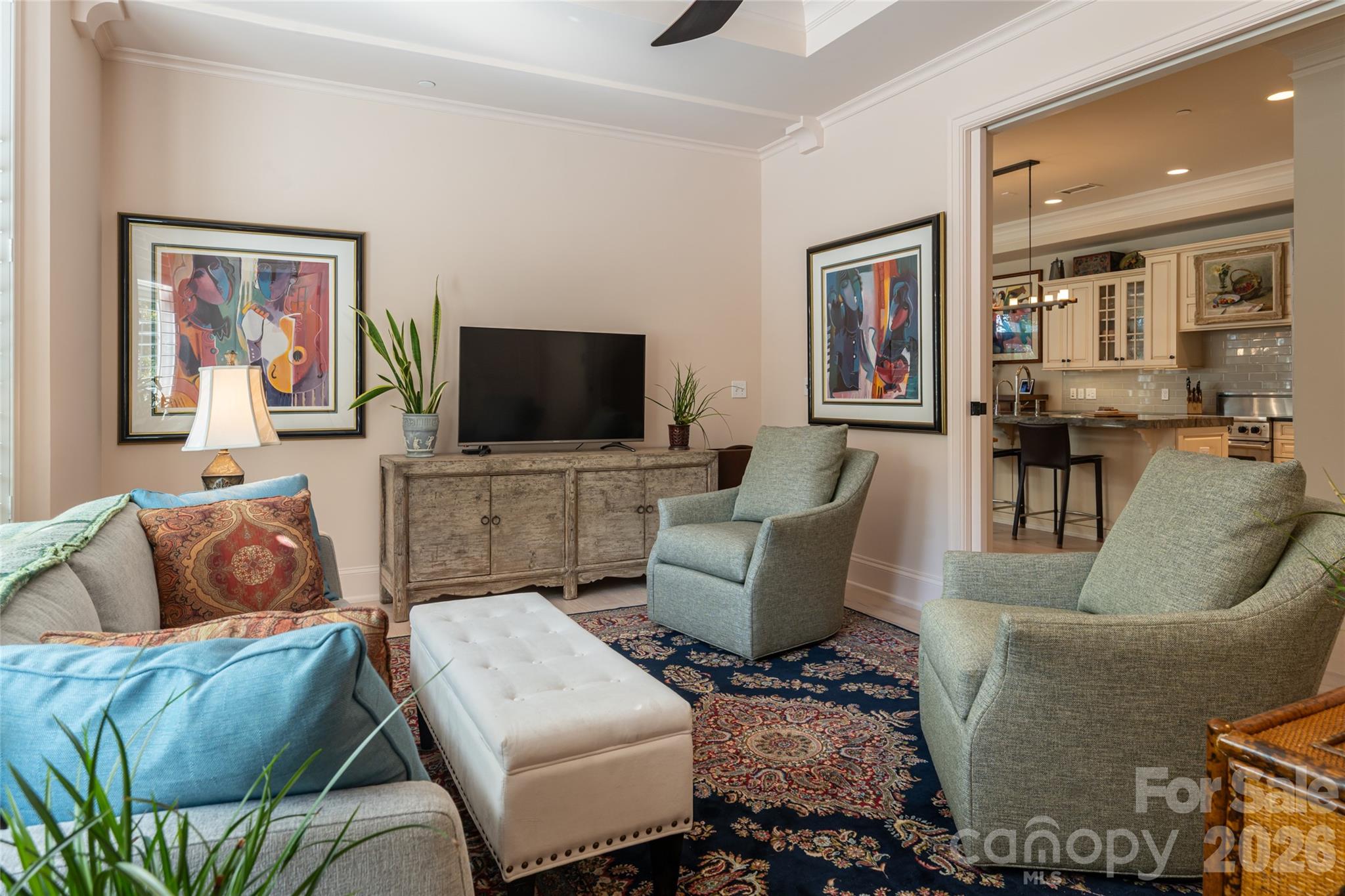 This rooms functions as a den or second bedroom with ensuite bathroom. - 288 Macon Avenue, Asheville