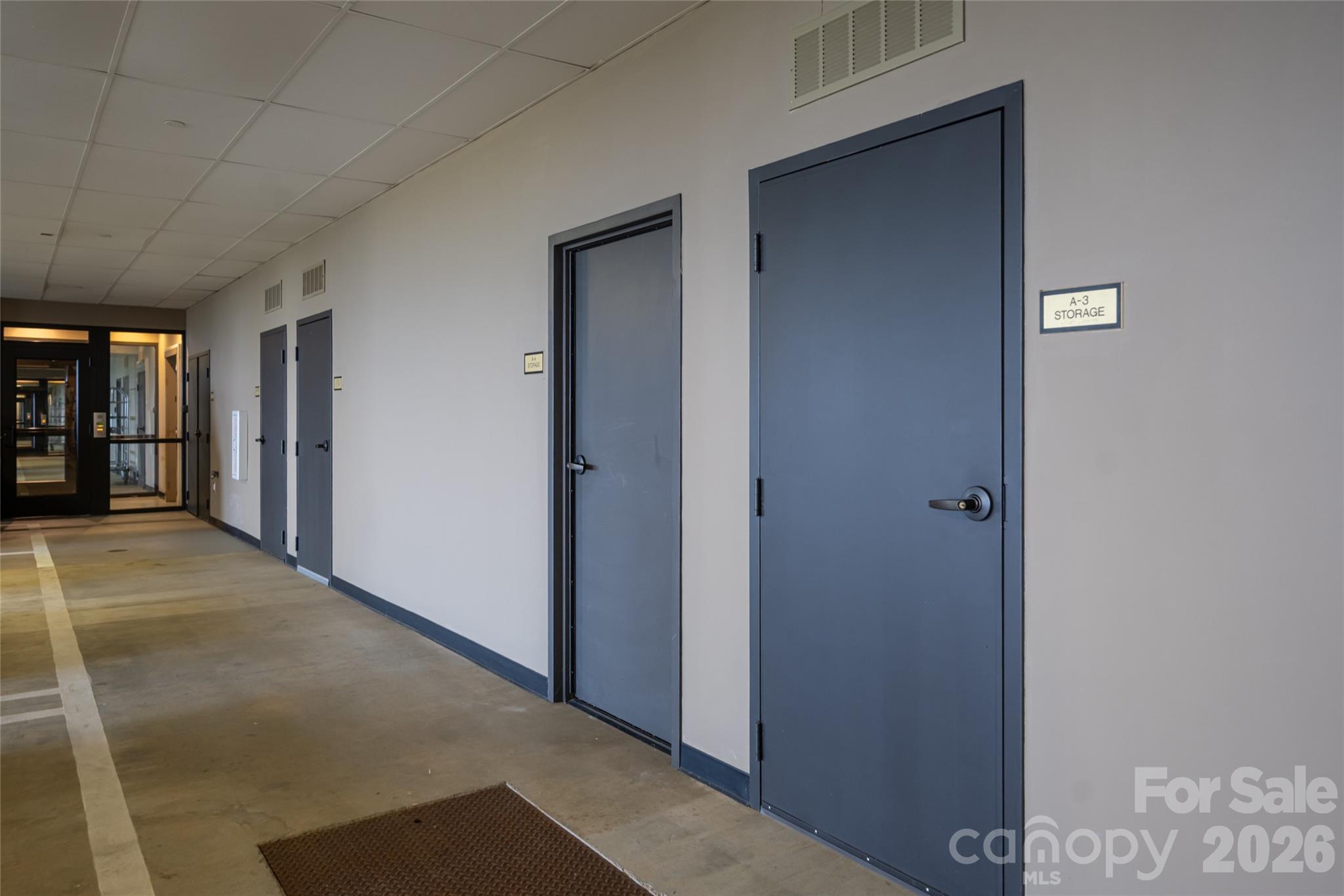 Storage closet for this condominium - 288 Macon Avenue, Asheville