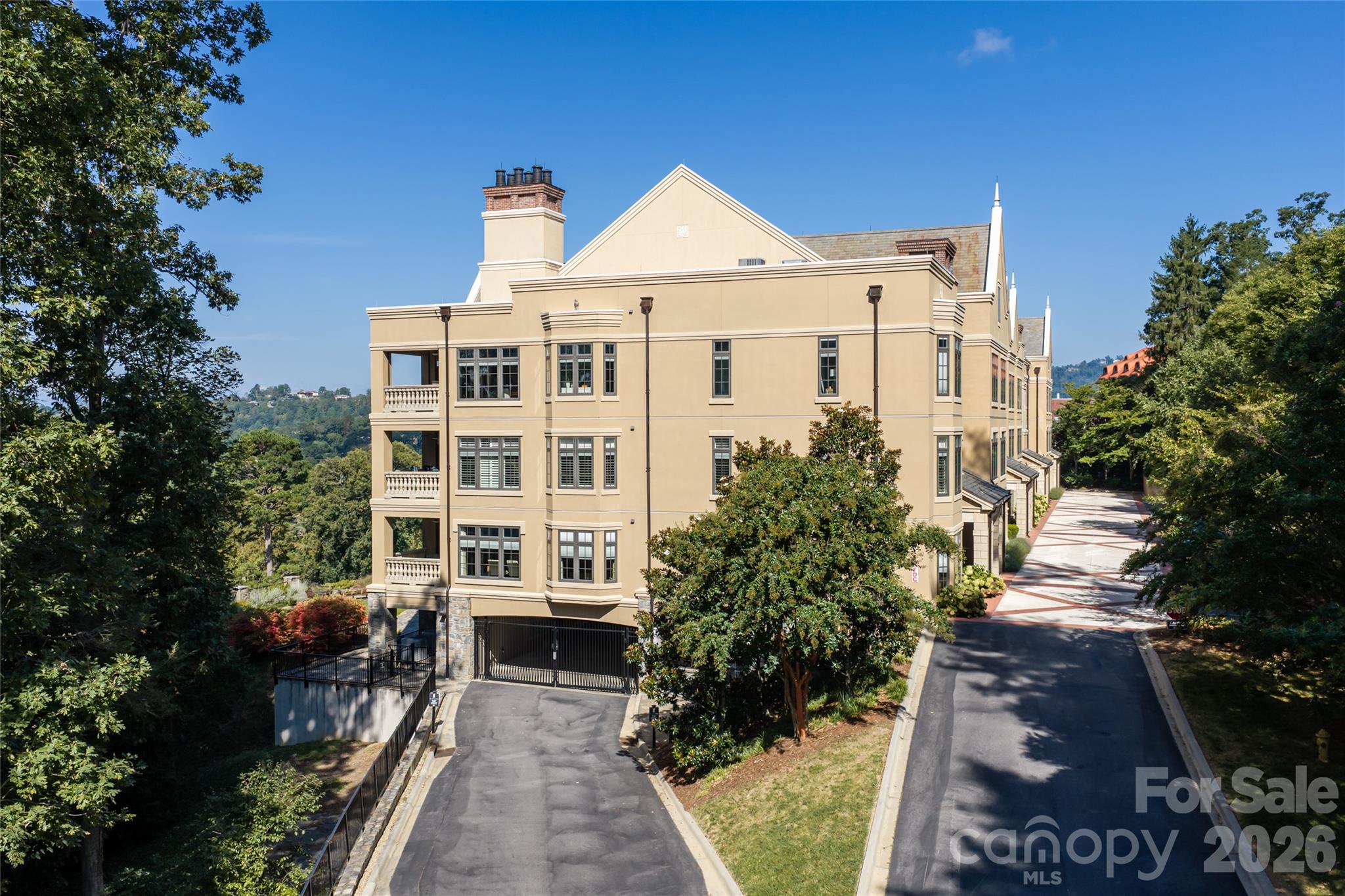 Secure parking area is located under the building. - 288 Macon Avenue, Asheville