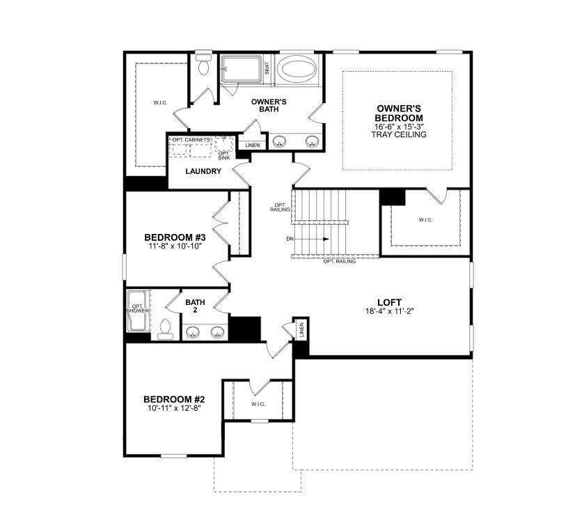 Second floor - 7208 Helmans Drive, Huntersville
