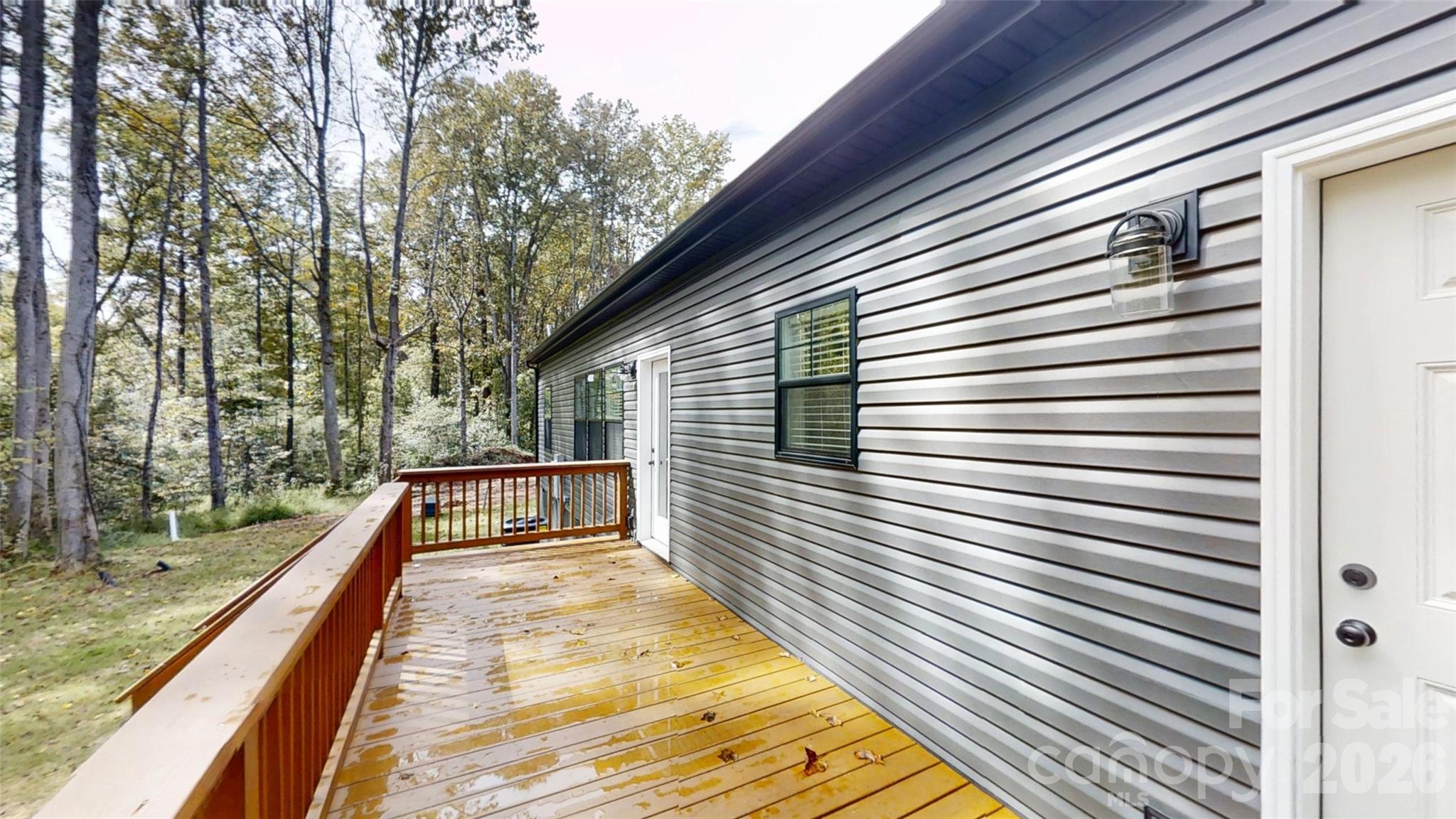 Back Deck View - 101 Riverhills Lane, Morganton