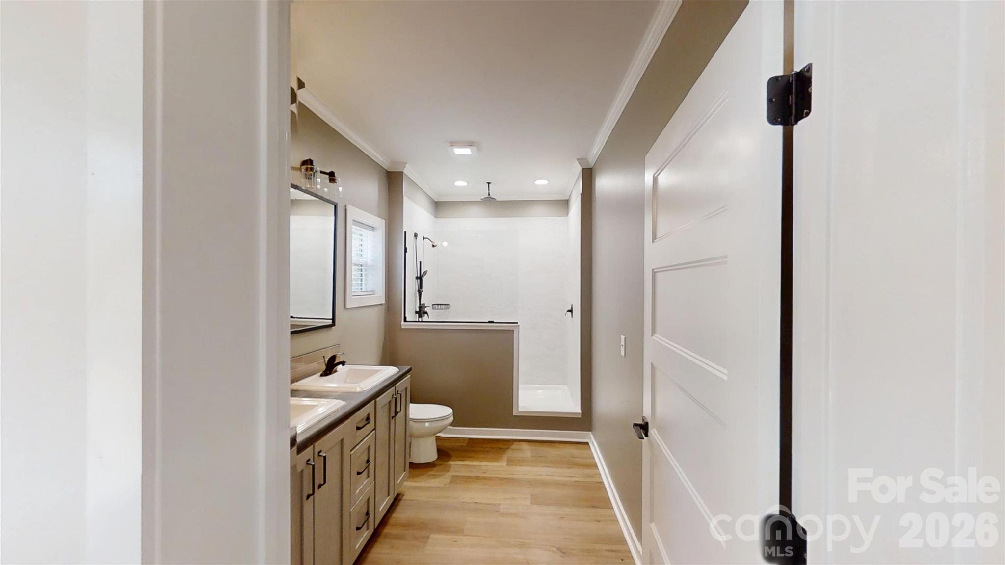 Master Bath with Tiled shower - 101 Riverhills Lane, Morganton