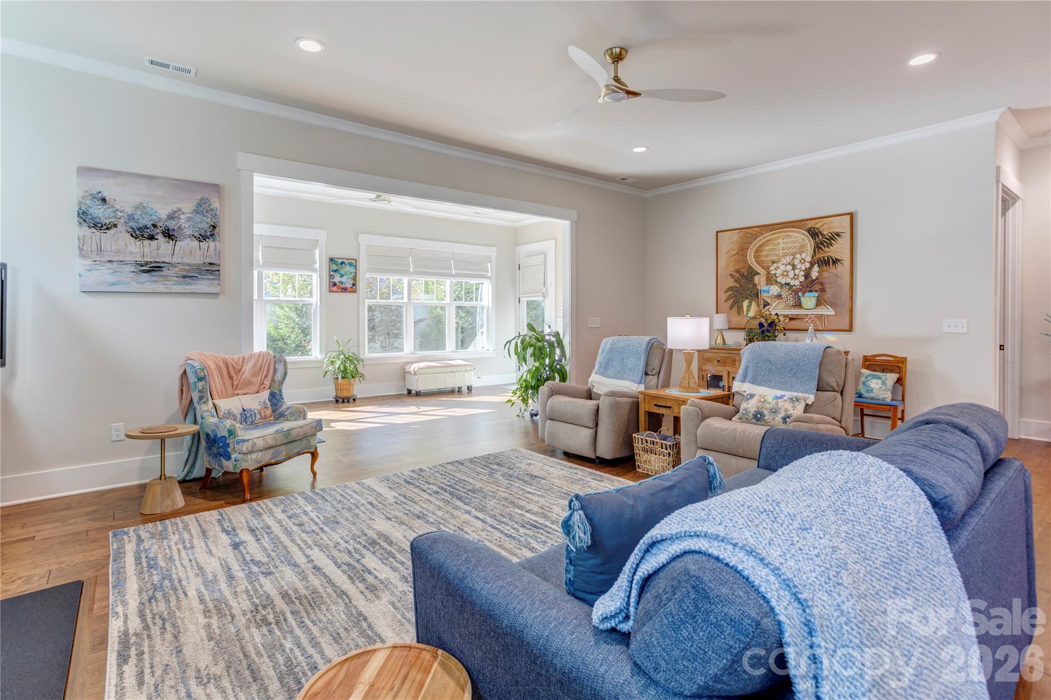 Room for a full seating arrangement without feeling crowded. - 158 Fulworth Drive NW, Concord