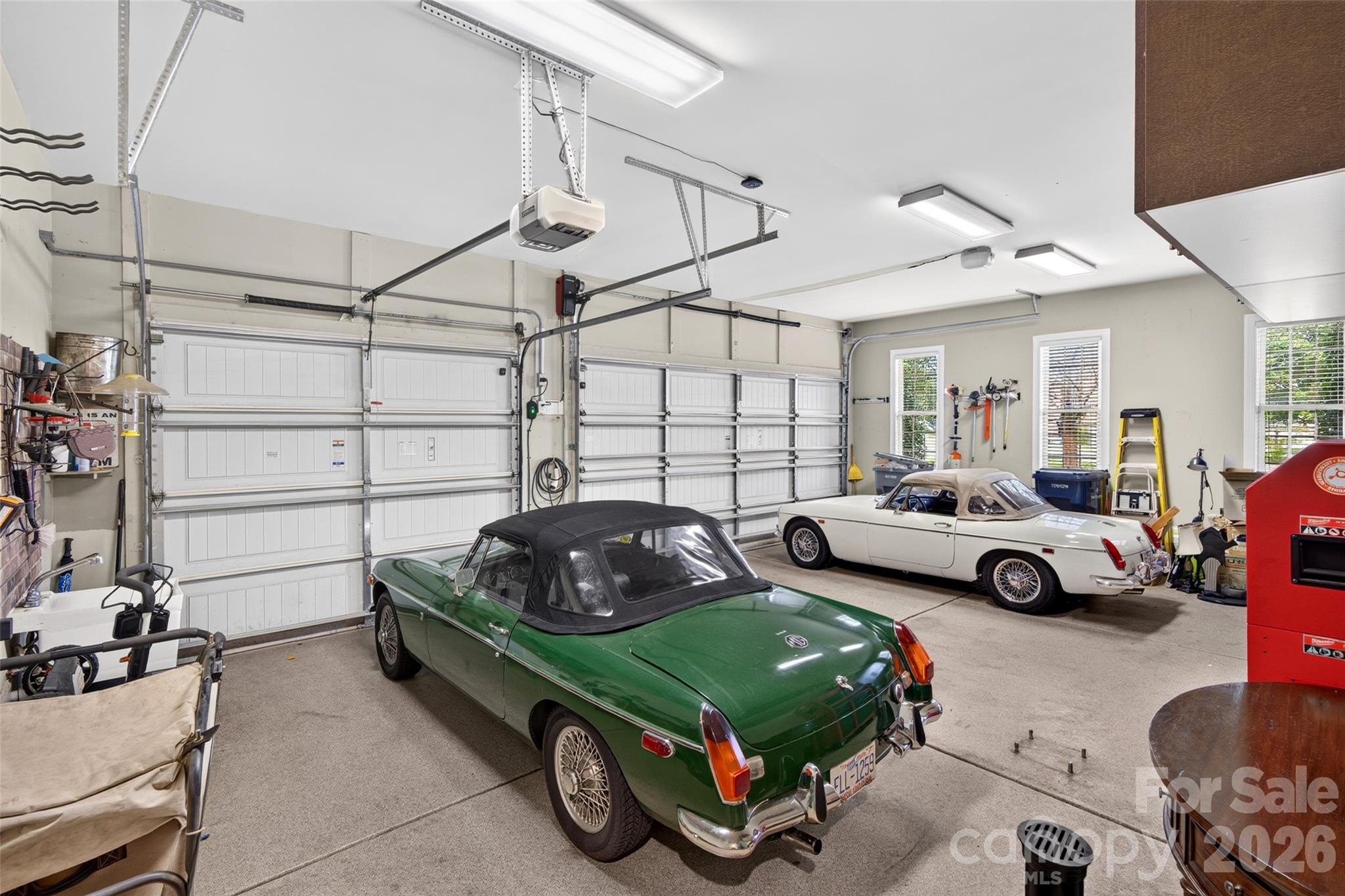 3 car garage with epoxy flooring. - 3941 Grovesner Street, Harrisburg