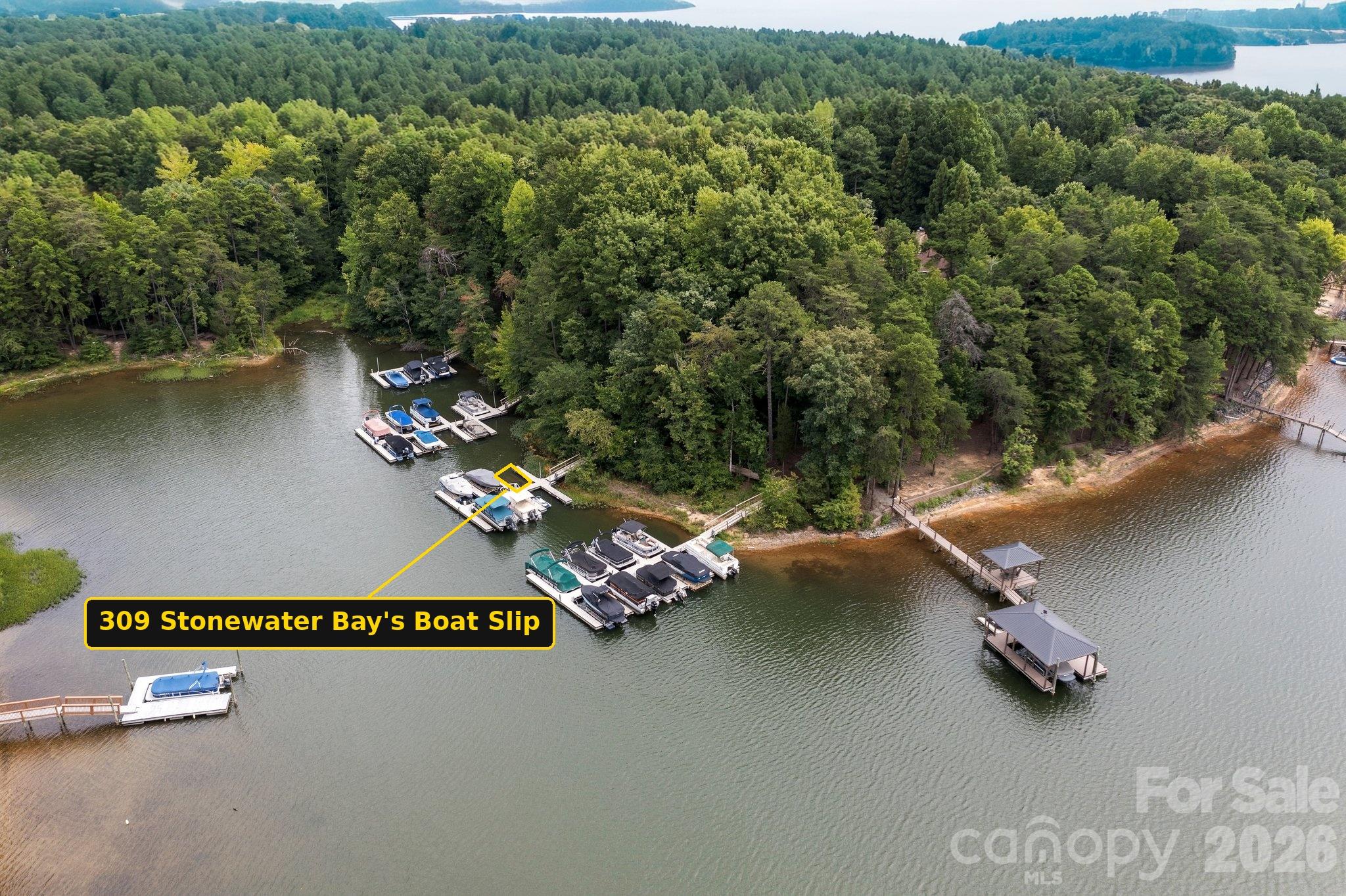 Deeded Boat Slip (Dock A) - 309 Stonewater Bay Lane, Mount Holly