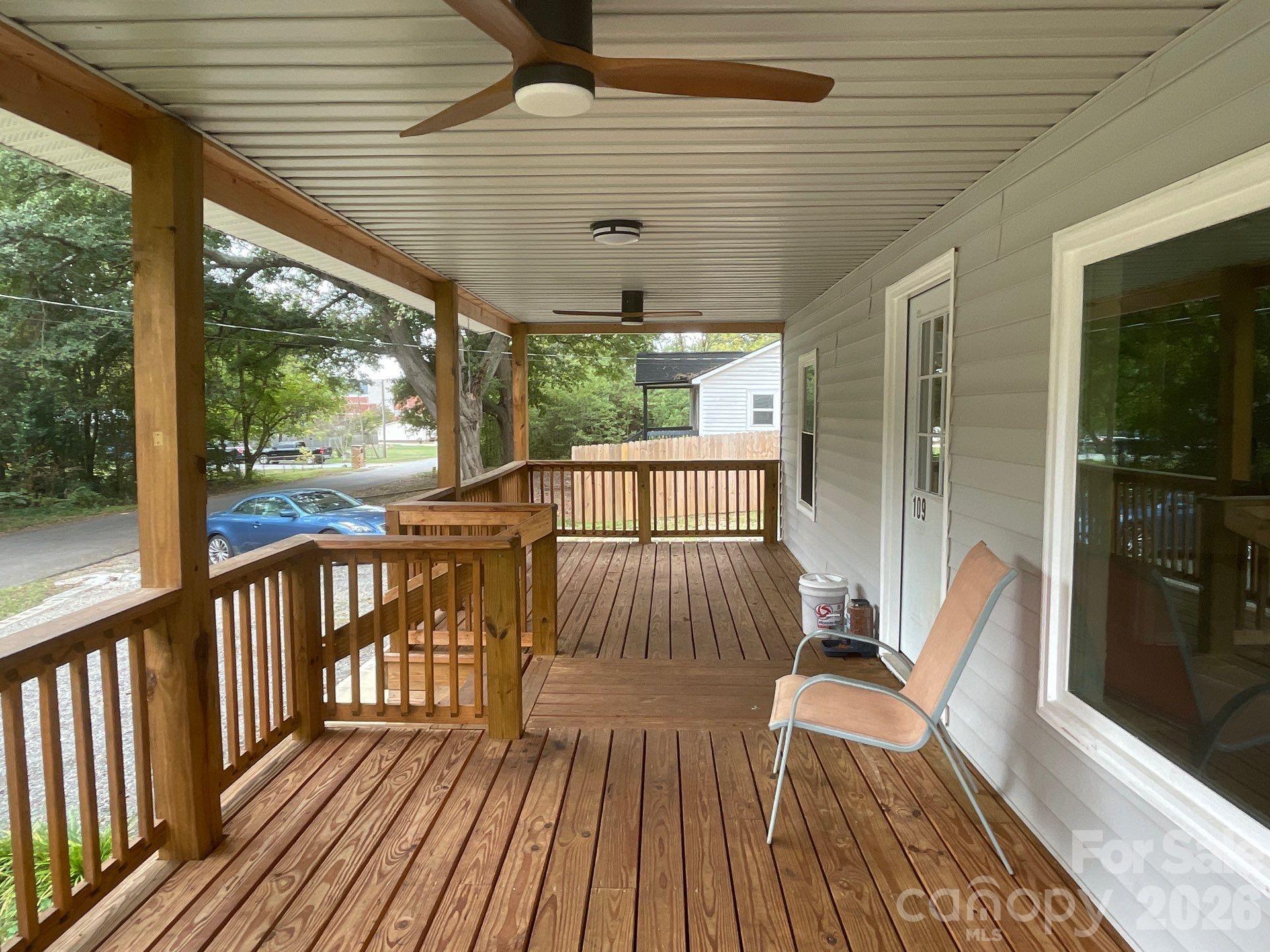 Beautiful front deck - 109 Walnut Avenue, Belmont