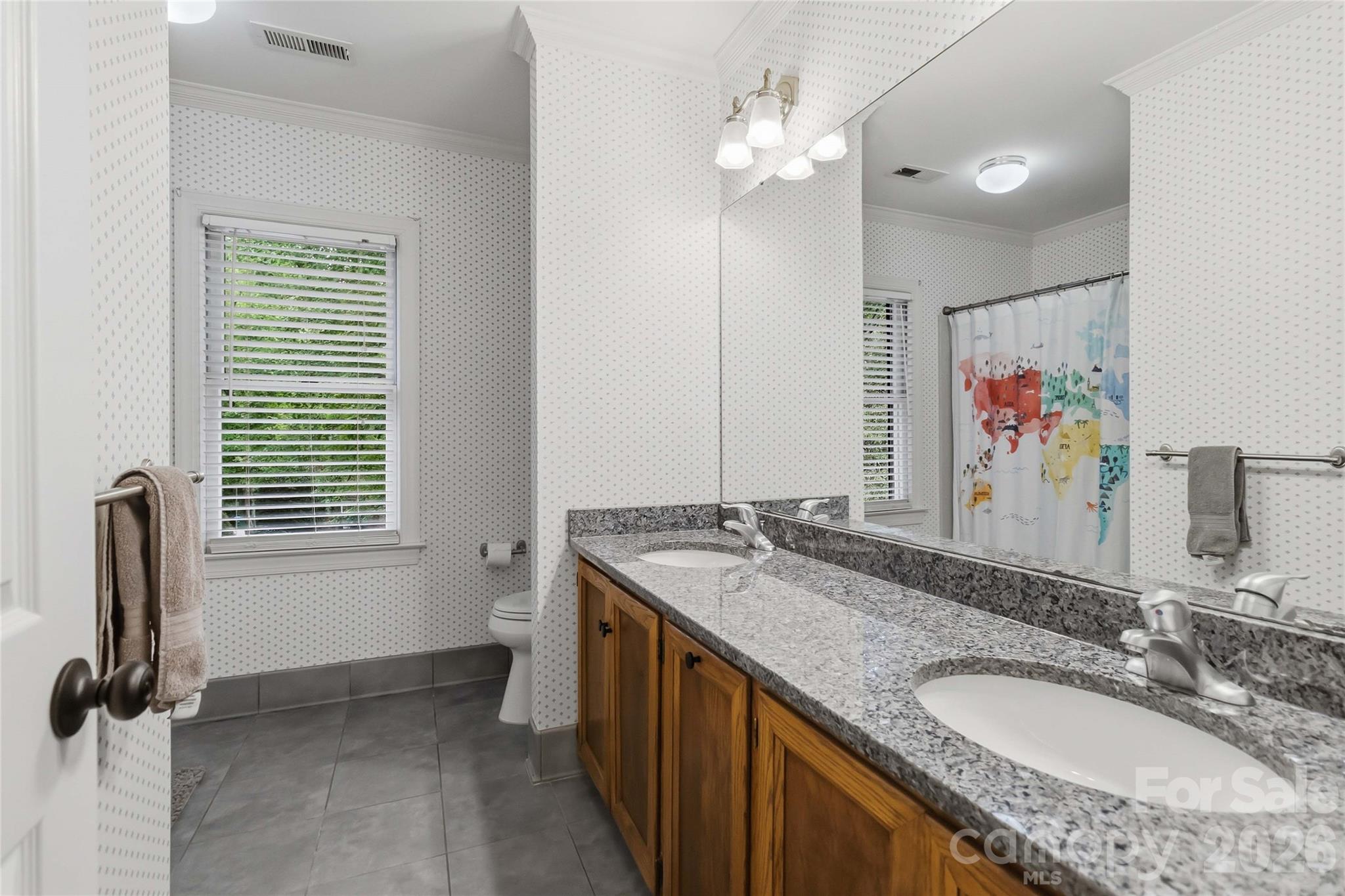 Full bath upstairs - 9414 Tillot Drive, Matthews