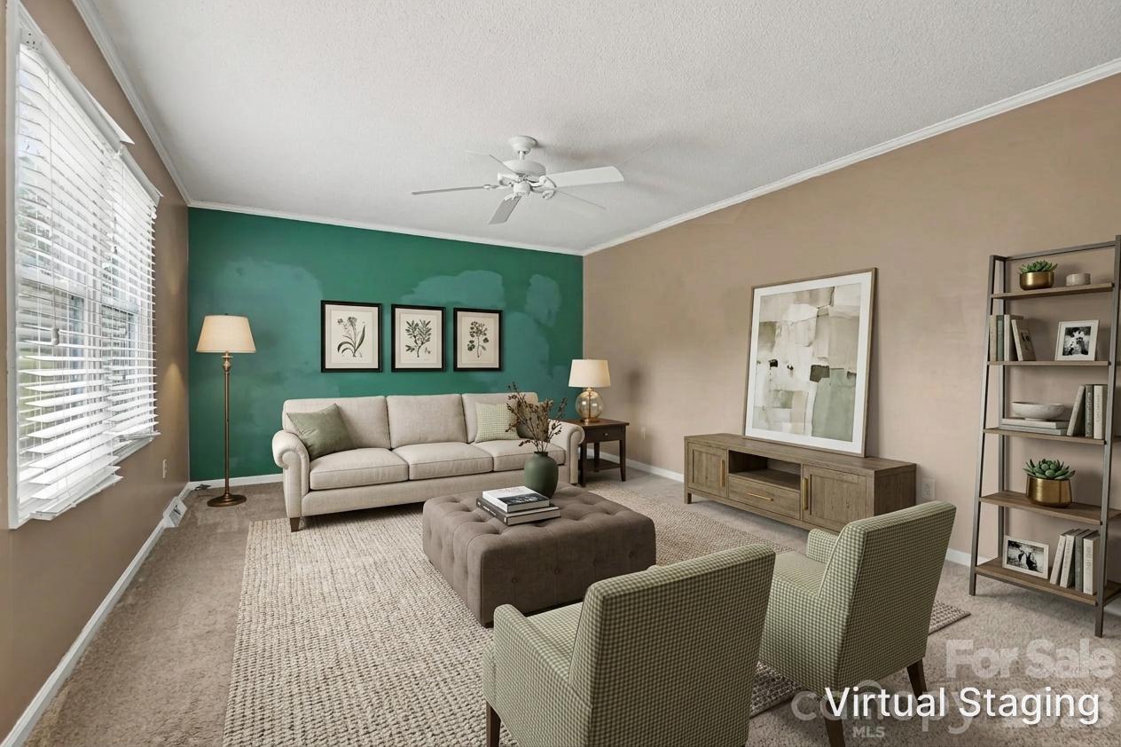 virtually staged - 213 Cobblestone Lane NW, Concord