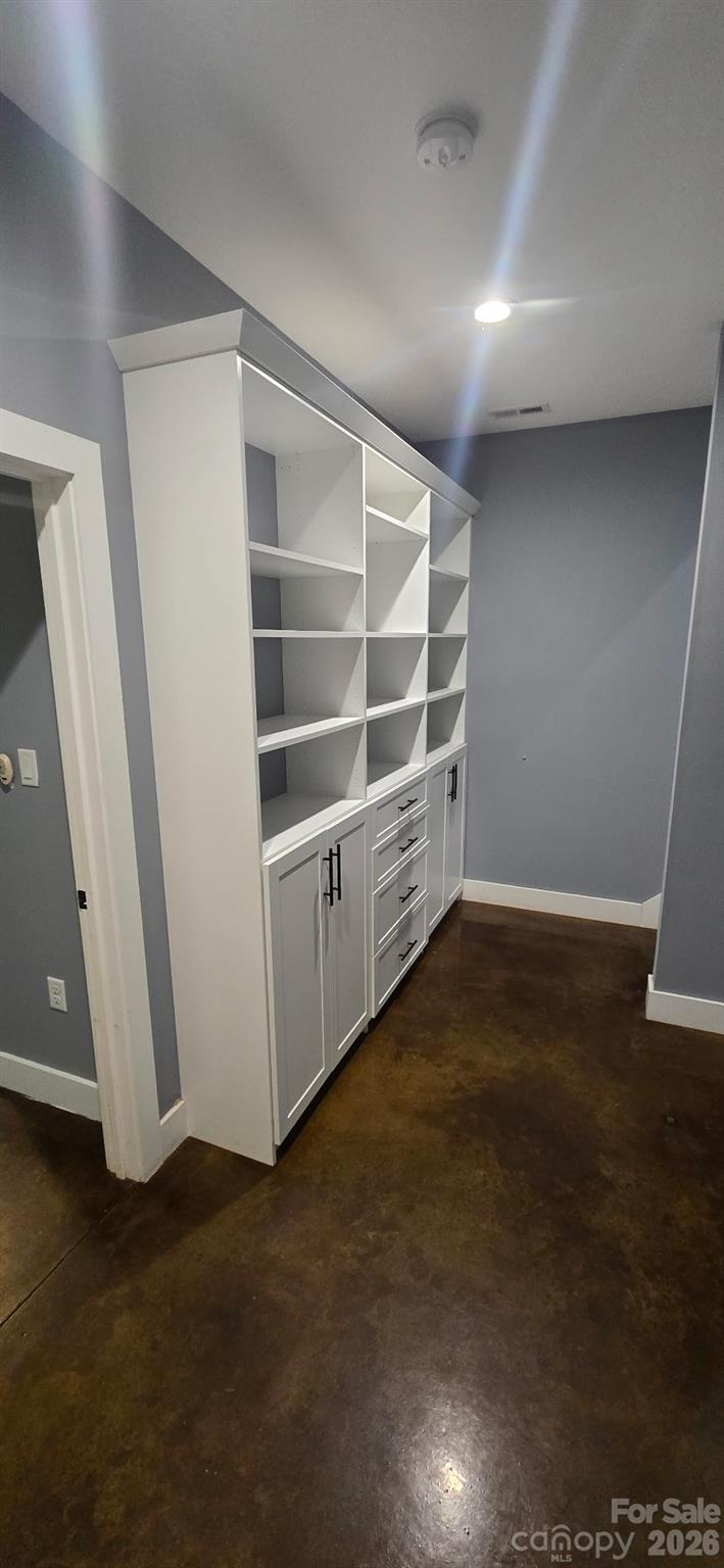 built in cabinetry in office niche - 21 Wilmington Street, Asheville