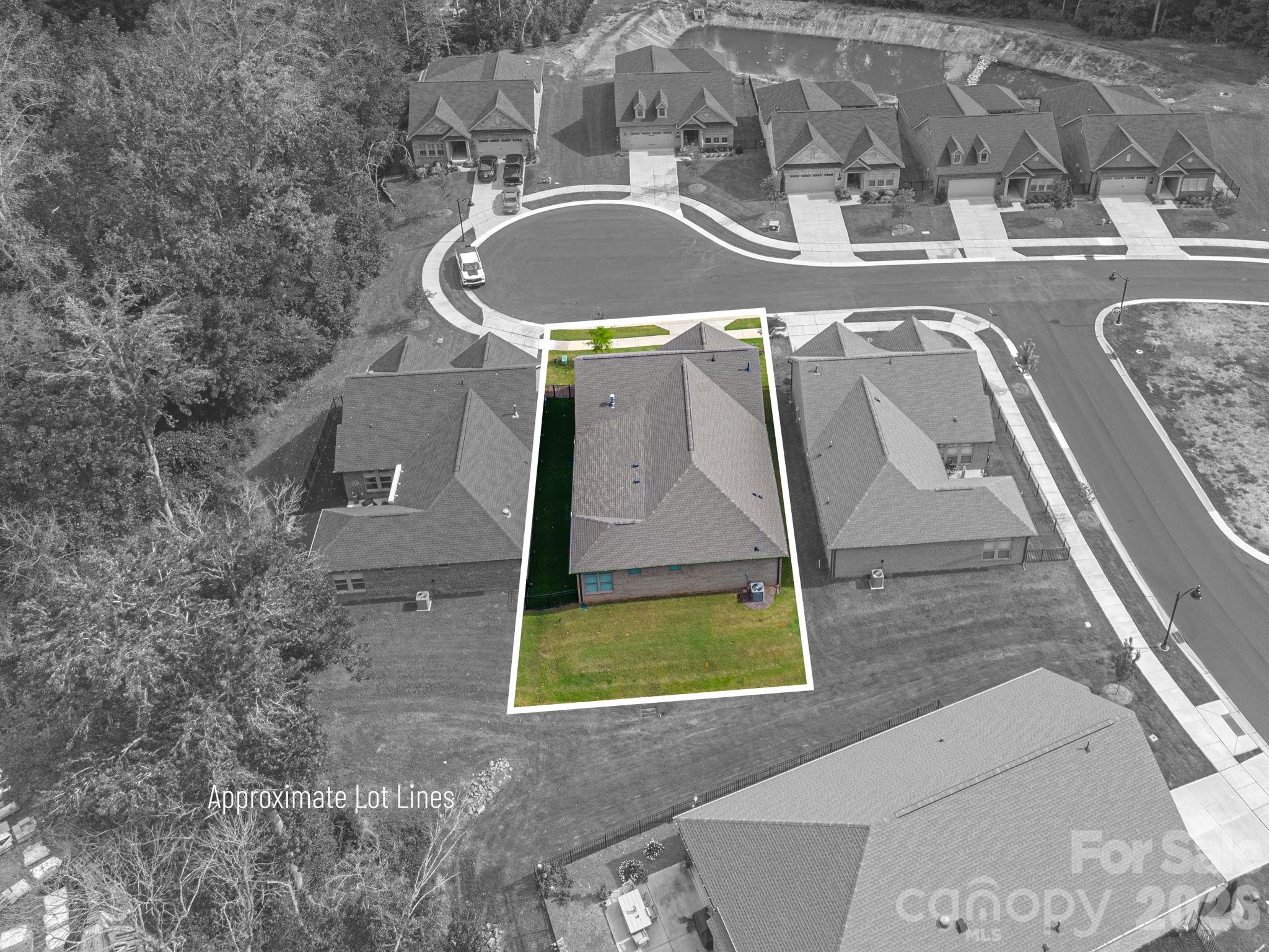 Approximate Lot Lines - 314 Lifestyle Court, Gastonia
